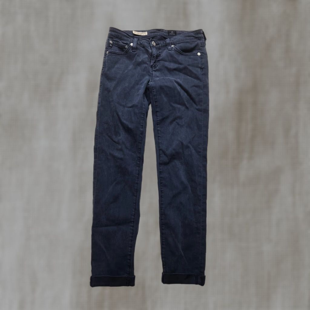 Vintage Adriano Goldschmied Jeans Women’s 25R The Stilt Cigarette Dark Wash Blue Skinny Adult Female Winter 90s? Size 42" / US 20 - 1 Thumbnail
