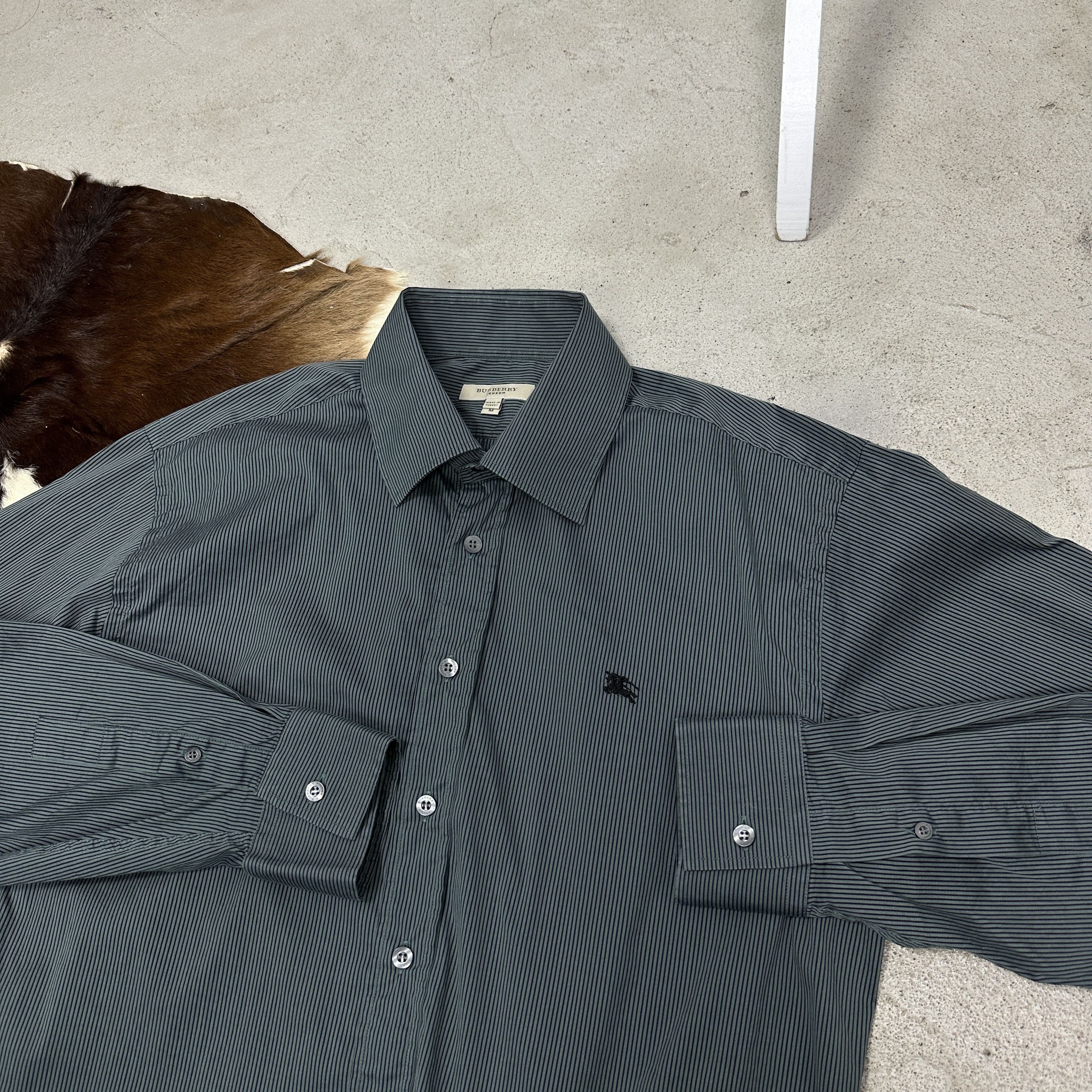 Burberry Vintage Striped Casual Old Money Elegant Burberry Shirt Y2K Size US M / EU 48-50 / 2 - 3 Thumbnail