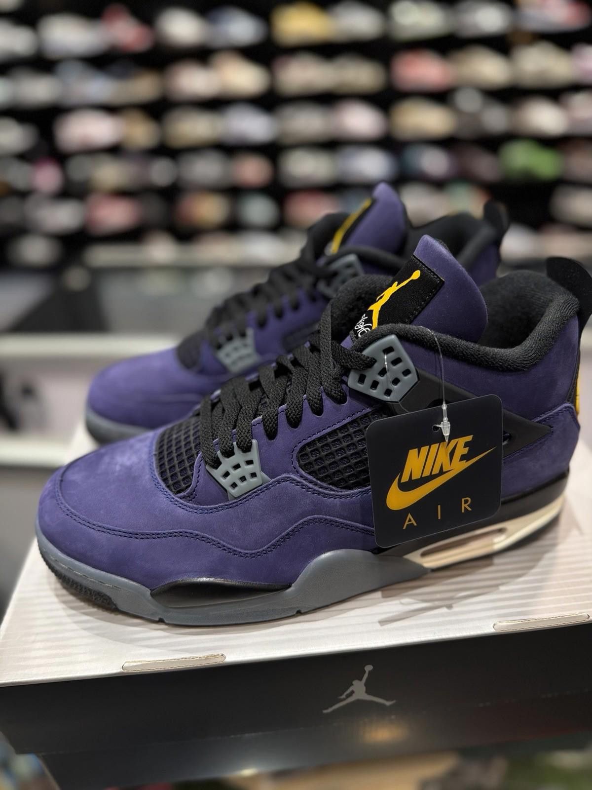 Jordan Brand Air Jordan 4 Retro Lakers "Imperial Purple" FV5029-500 (7.5) Size US 7.5 / EU 40-41 - 9 Thumbnail