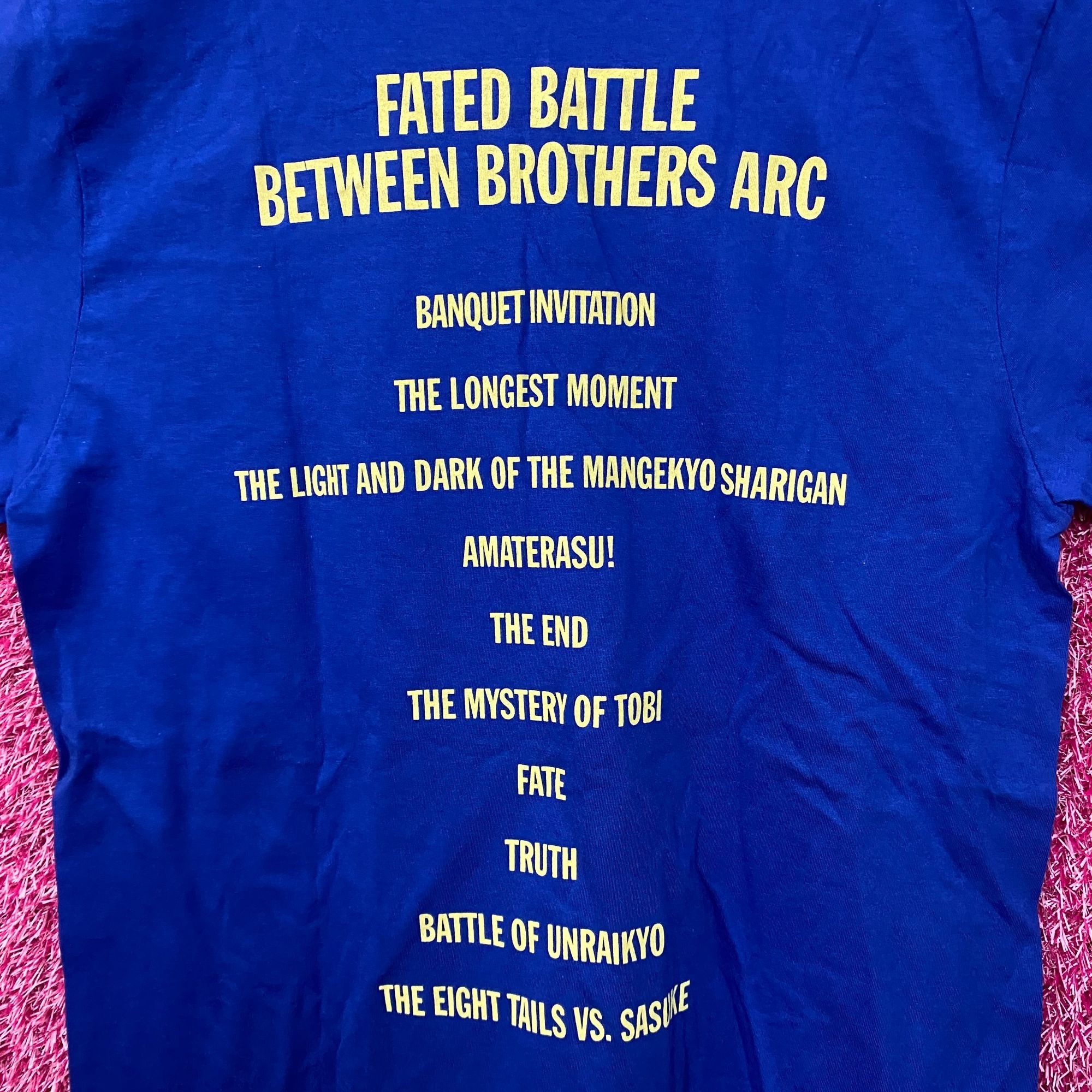Anime Sasuke & Itachi Uchiha Battle of Bros Naruto Shippuden Tee M Size US M / EU 48-50 / 2 - 4 Thumbnail