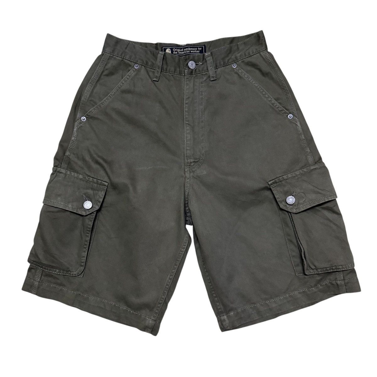Carhartt × Vintage Carhartt Cargo Short Pants Size US 27 - 1 Thumbnail