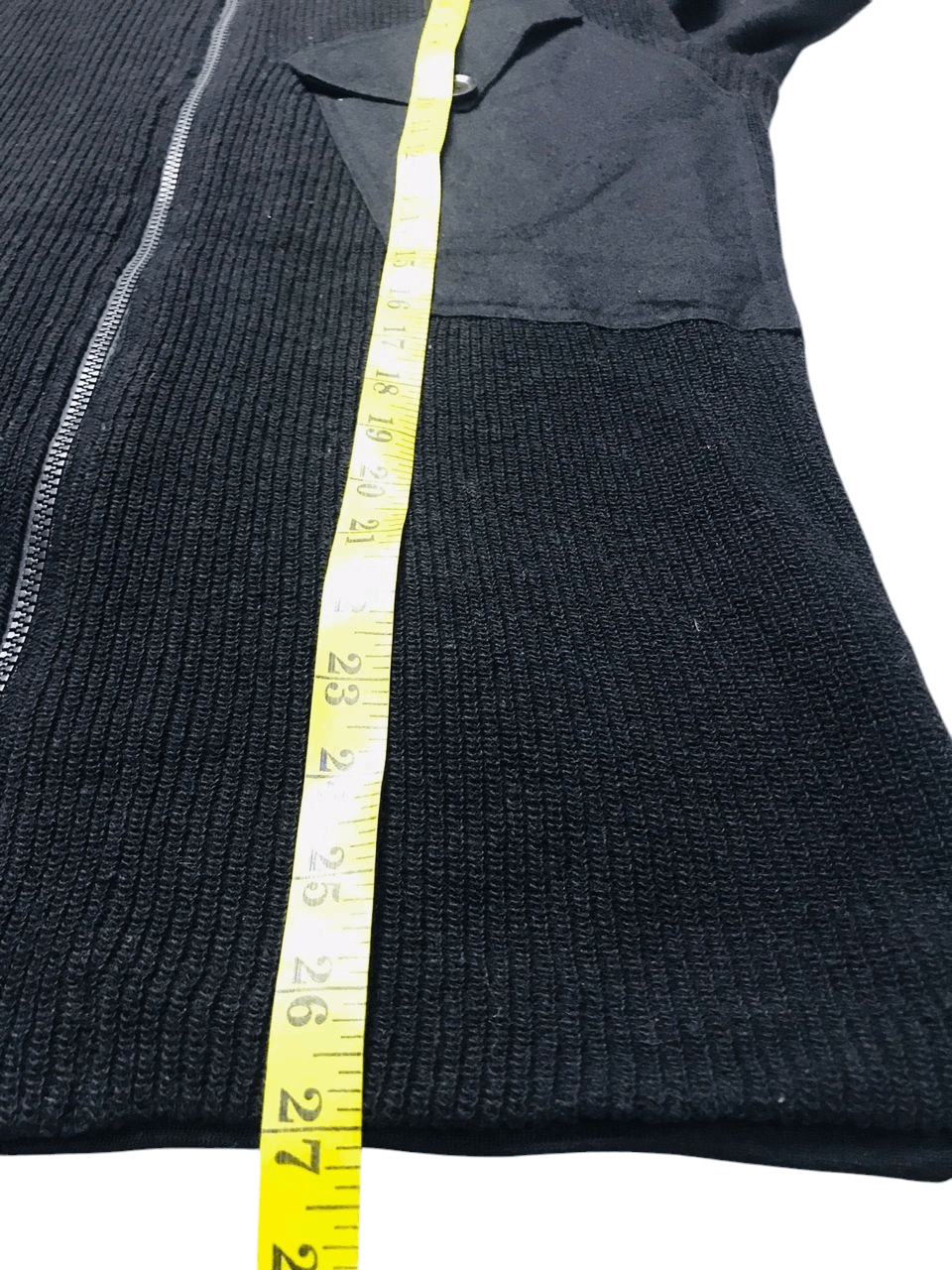 Yohji Yamamoto Y's Yohji Yamamoto Zip Up Big Left Pocket Knitwear Size US M / EU 48-50 / 2 - 13 Thumbnail