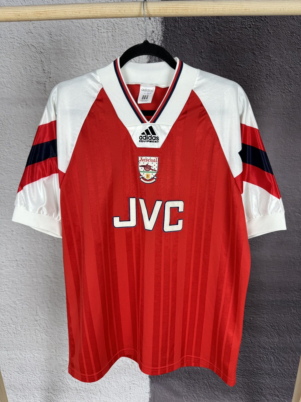 Adidas ORIGINAL ARSENAL 1992 1994 40-42" HOME SHIRT ADIDAS Jersey Size US L / EU 52-54 / 3 - 2 Thumbnail