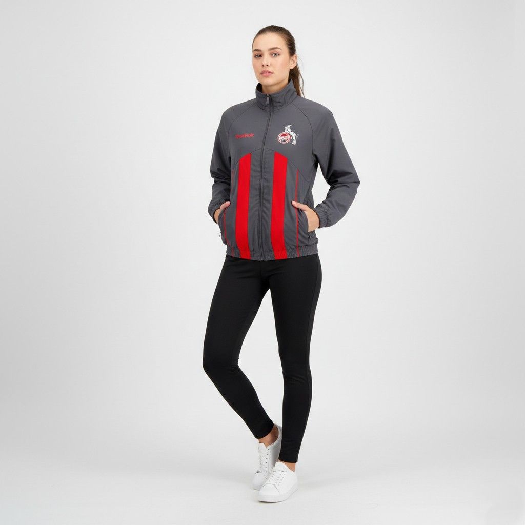 Reebok Reebok Men XS Jacket Gray 1. FC Köln Football 7012 Size US XS / EU 42 / 0 - 1 Thumbnail