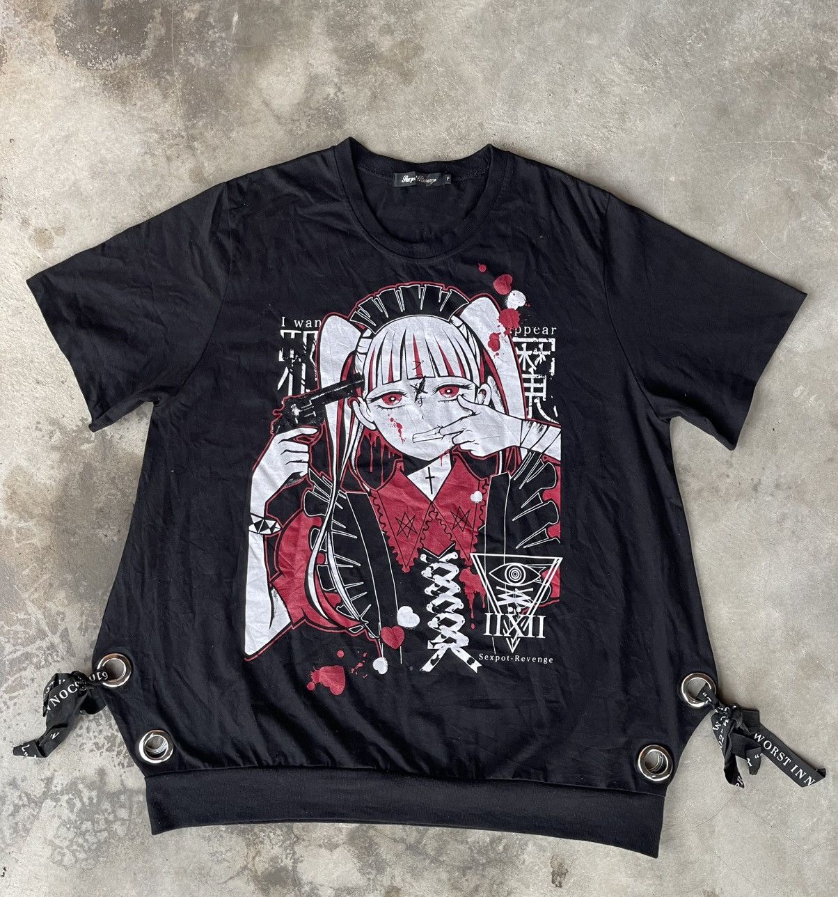Sex Pot ReVeNGe Anime-Style Character Graphic Sexpot-Revenge Shirt Tee Size XL / US 12-14 / IT 48-50 - 2 Thumbnail