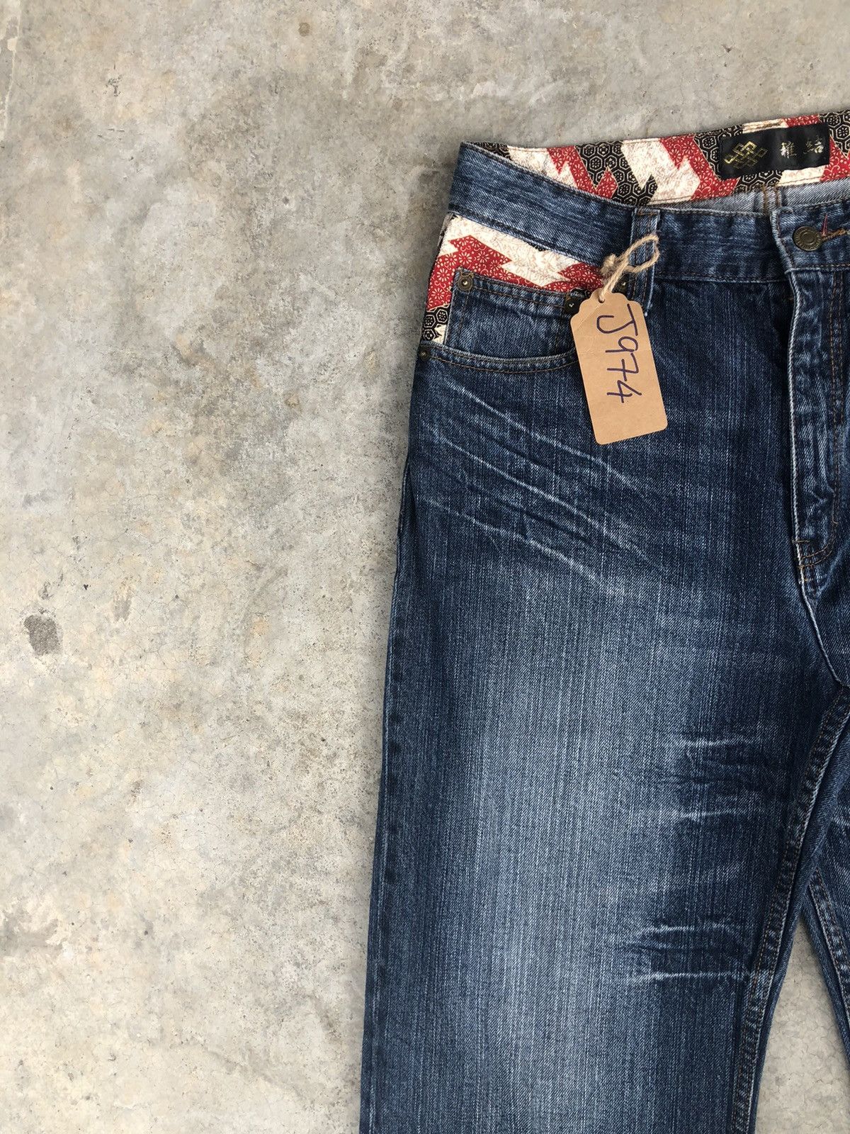 Japanese Brand Japanese Phoenix Embroidered Jeans Multipocket Distressed Size US 30 / EU 46 - 4 Thumbnail