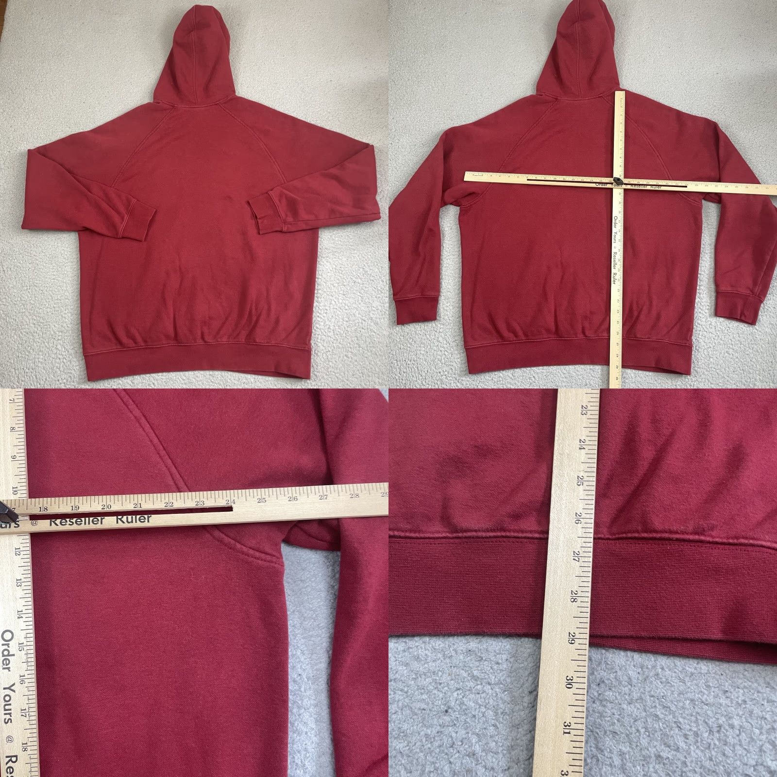 Nike VINTAGE Nike Sweatshirt Adult XL Red Embroidered Sweater Mens Y2K Hoodie Swoosh Size US XL / EU 56 / 4 - 8 Thumbnail