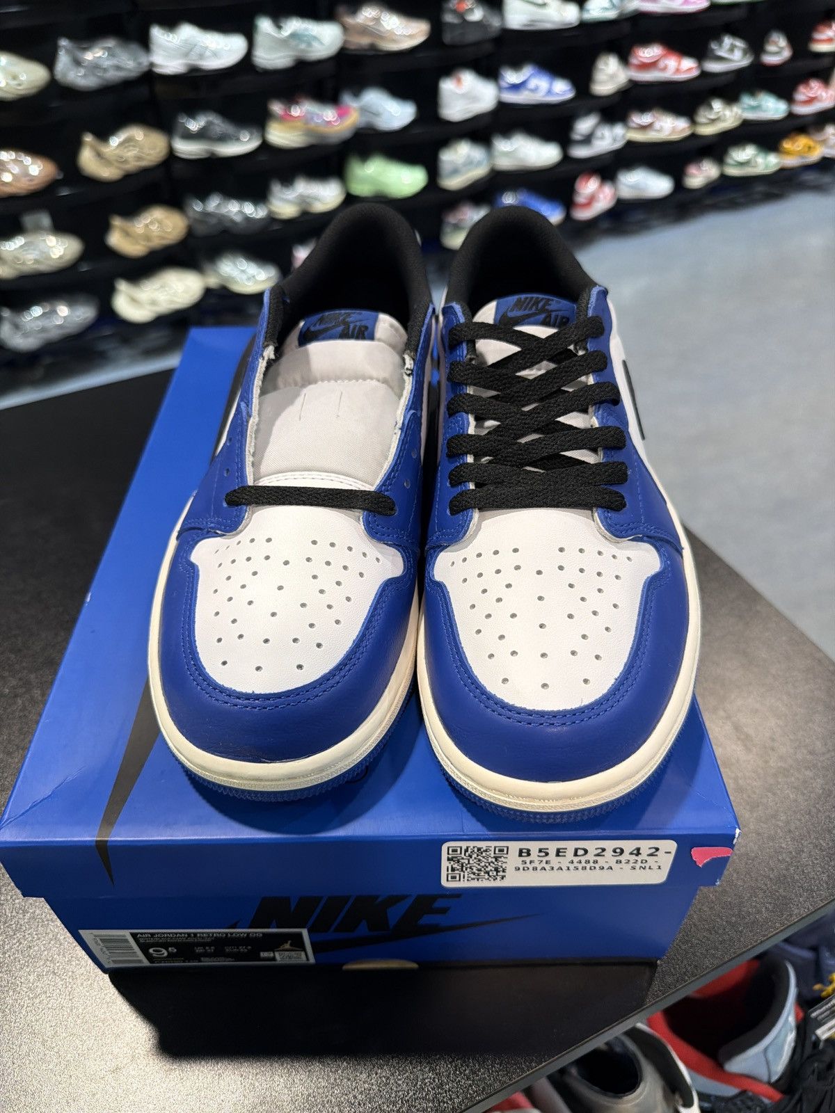Jordan 1 Low Royal Toe Size-9.5 Brand New Quick Shipping