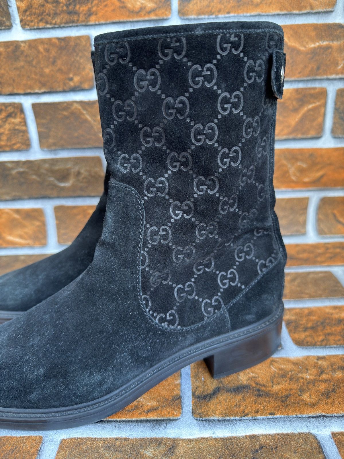 Gucci Suede Gg biker boots Size US 9 / IT 39 - 5 Thumbnail