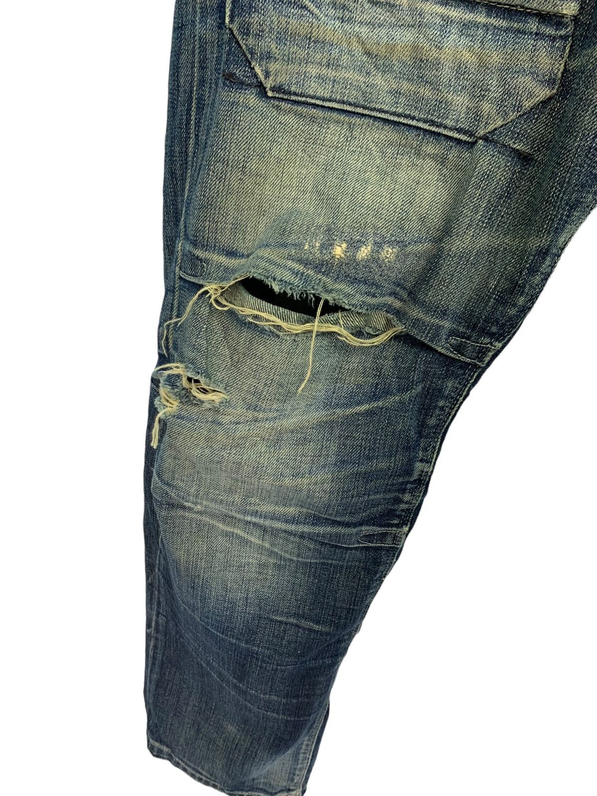G-Star 🔥Rare Japanese Brand G-Star 3301 Distressed Jeans Size US 34 / EU 50 - 5 Thumbnail