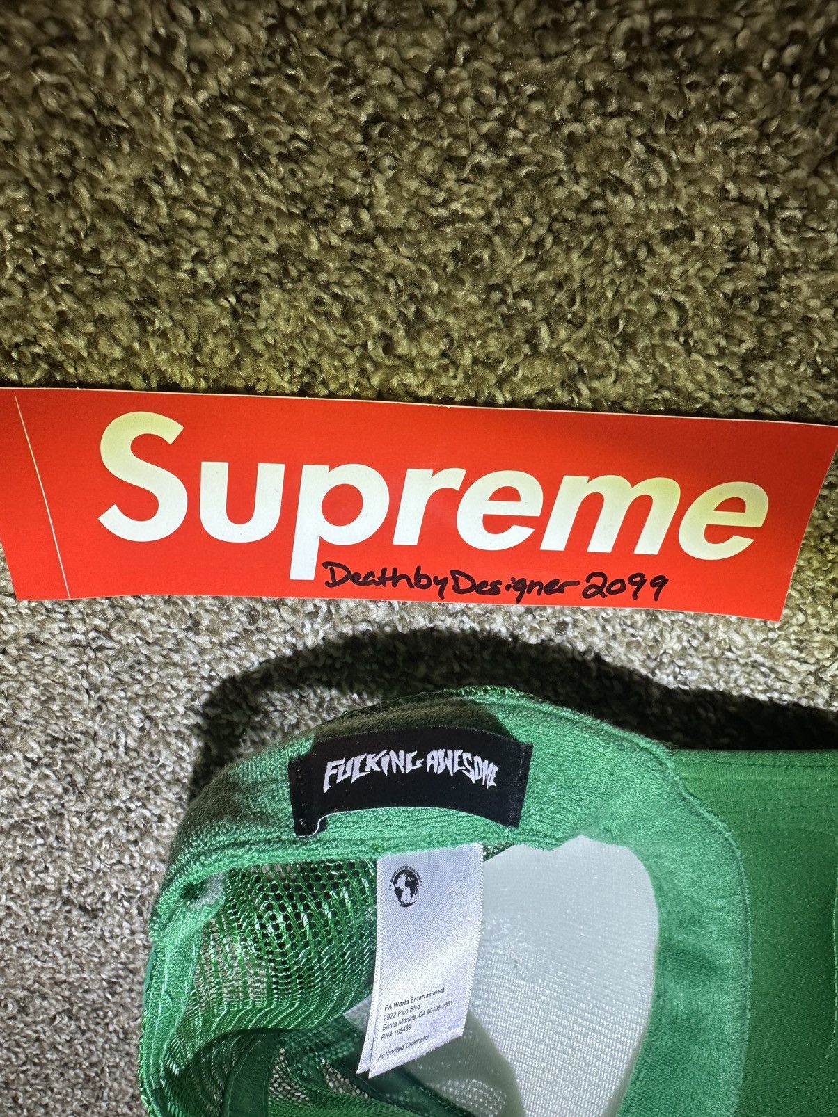 Fucking Awesome Fucking Awesome Glitch Trucker Hat Size ONE SIZE - 3 Thumbnail