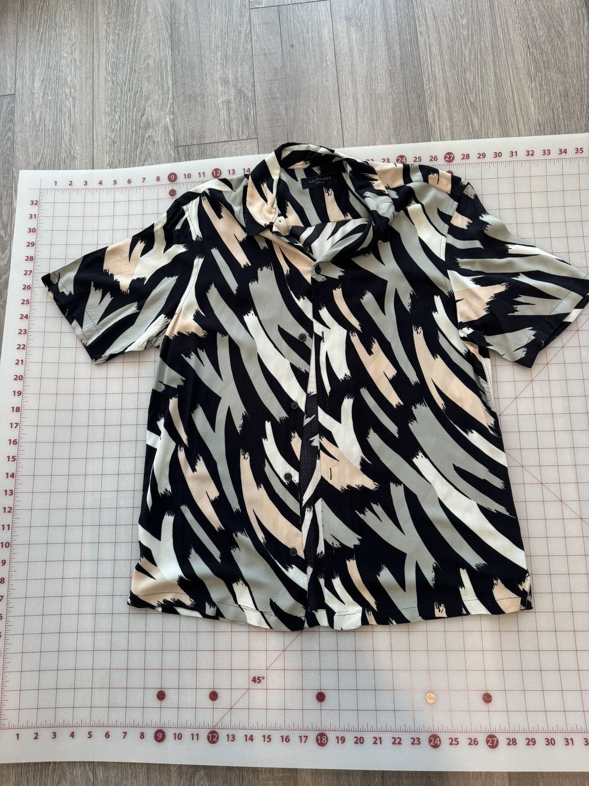 Allsaints All Saints Short Sleeve Shirt Size US M / EU 48-50 / 2 - 1 Thumbnail