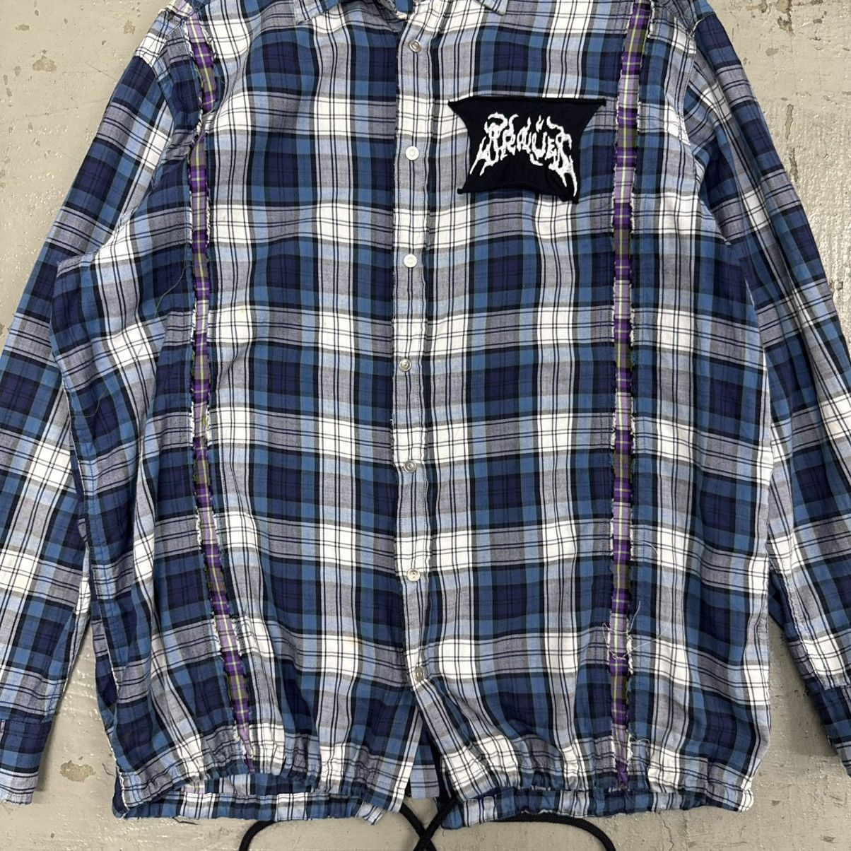 Diesel Diesel Rebuild Patchwork Back Zip Flannel Riot Punk Size US L / EU 52-54 / 3 - 3 Thumbnail
