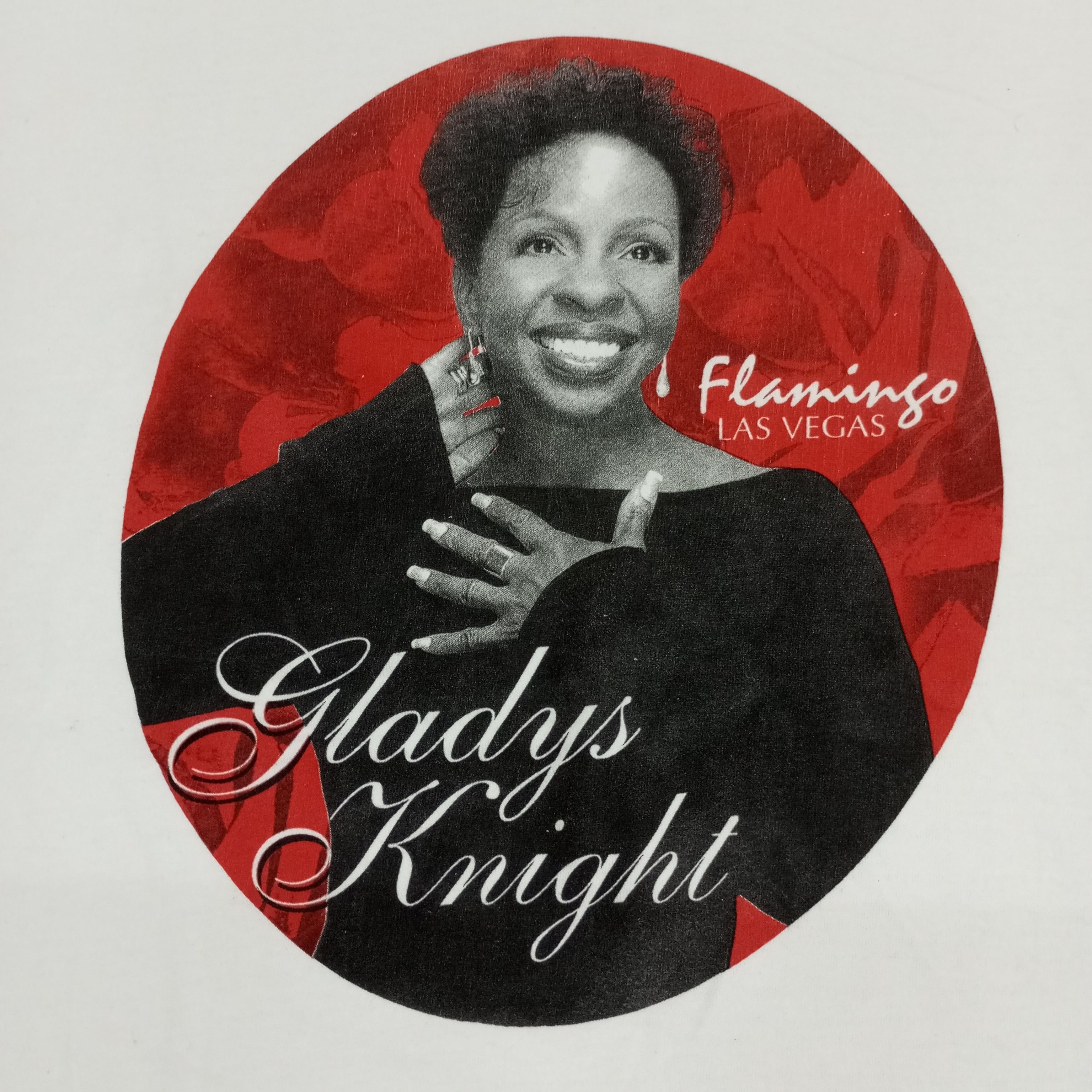 Band Tees × Vintage Gladys Knight Flamingo Las Vegas Singer Actress Vintage Tees Size US L / EU 52-54 / 3 - 2 Thumbnail