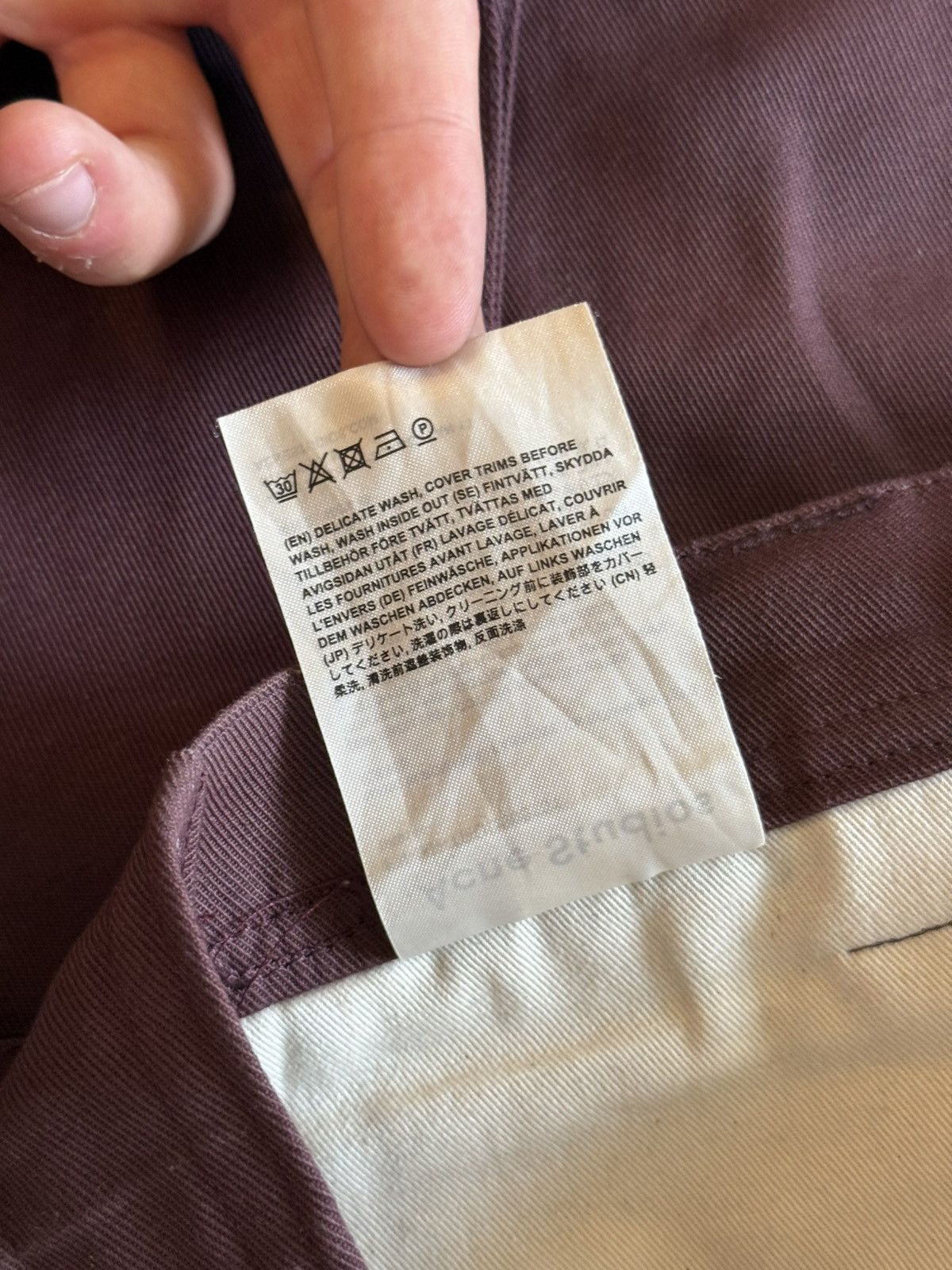 Acne Studios Acne Studios Cargo Pants “Water the mirror of science” Benee Size US 32 / EU 48 - 17 Thumbnail