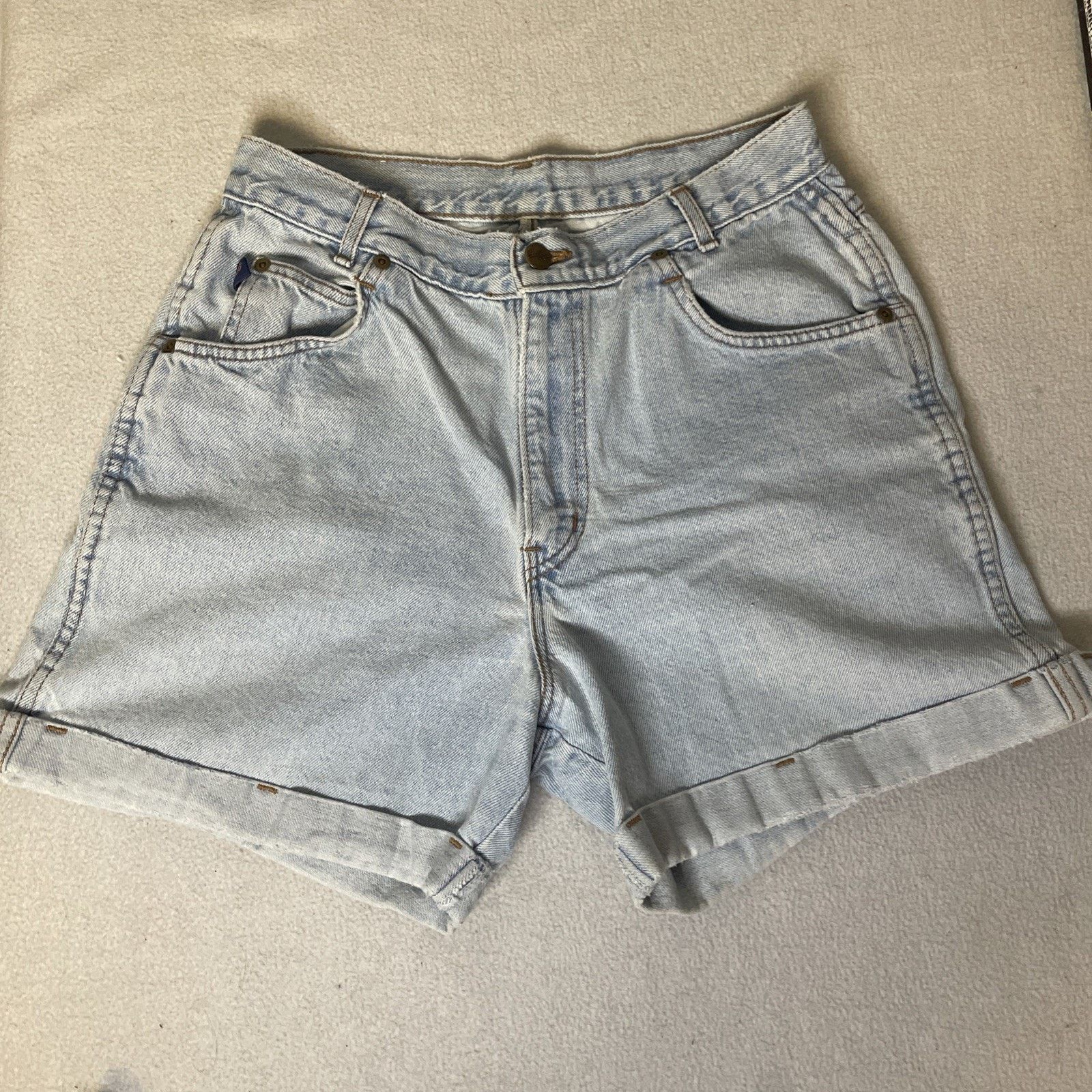 Other VTG 90s Chic Denim Shorts Size 13 High Waisted Light Wash Size 34" / US 12 / IT 48 - 1 Thumbnail