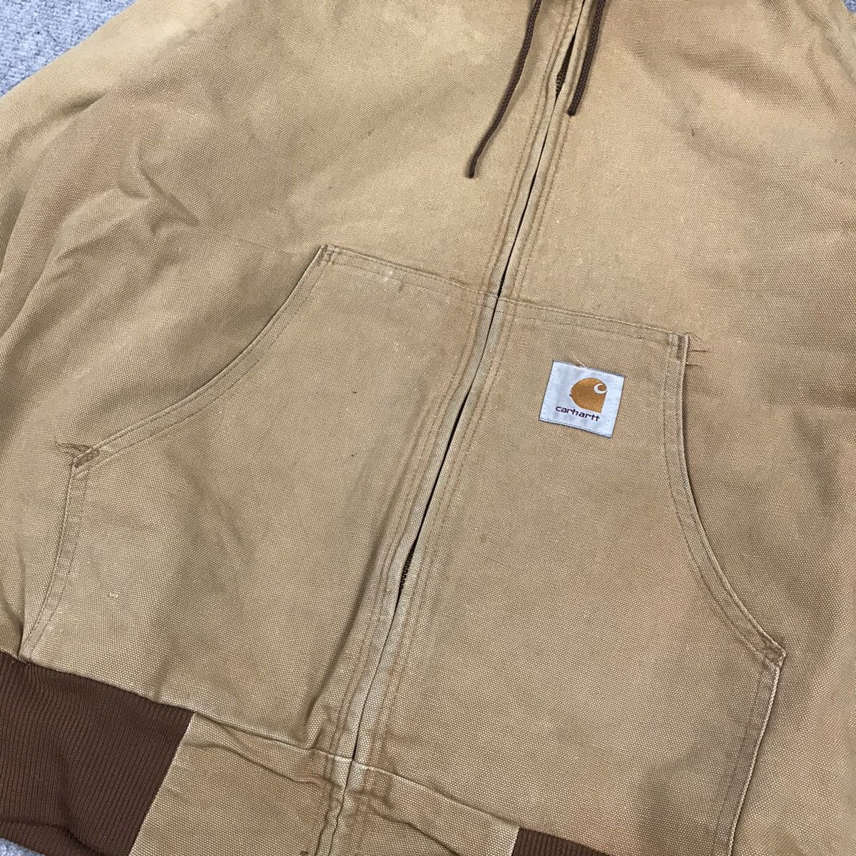 Carhartt × Vintage CARHARTT FADED ZIPPER HOODIE JACKET Size US M / EU 48-50 / 2 - 7 Thumbnail
