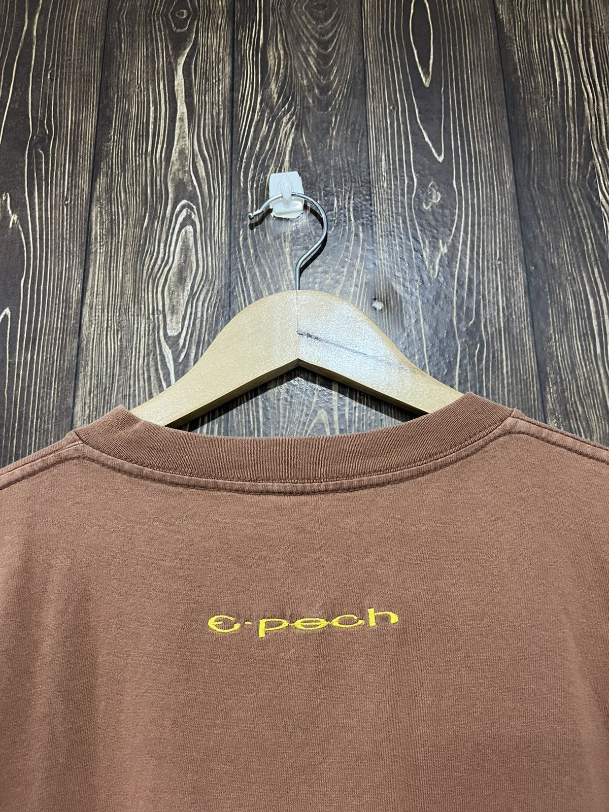 Vintage Vintage 90s C.Pech Streetwear Embroidery Logo Tshirt Size US M / EU 48-50 / 2 - 6 Thumbnail