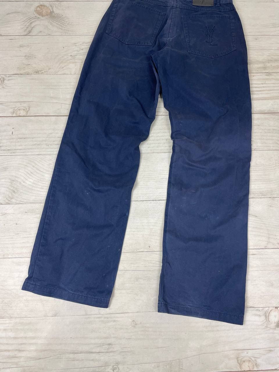 Other Yves Saint Laurent YSL Cotton Casual Pants Big Logo Size US 30 / EU 46 - 13 Thumbnail