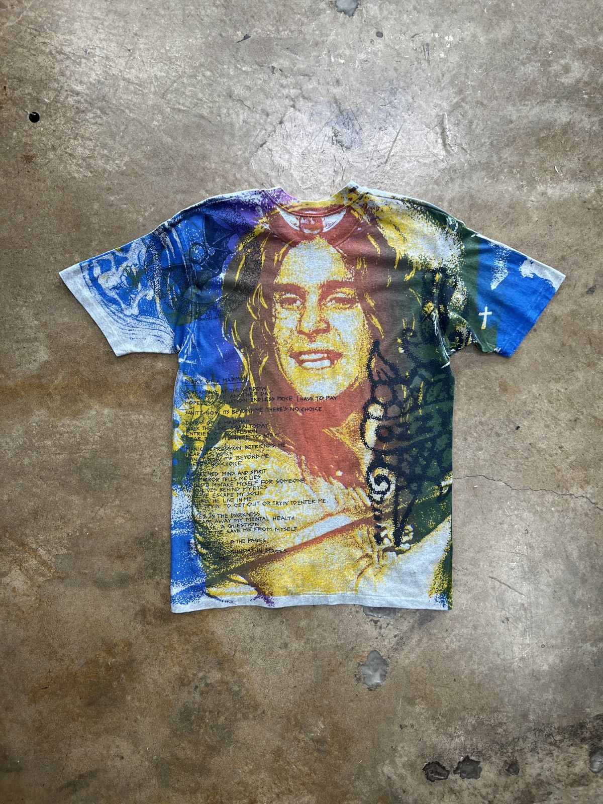 Band Tees Vintage 1991 Ozzy Osbourne Diary of a Madman AOP Tee XL Size US XL / EU 56 / 4 - 5 Thumbnail