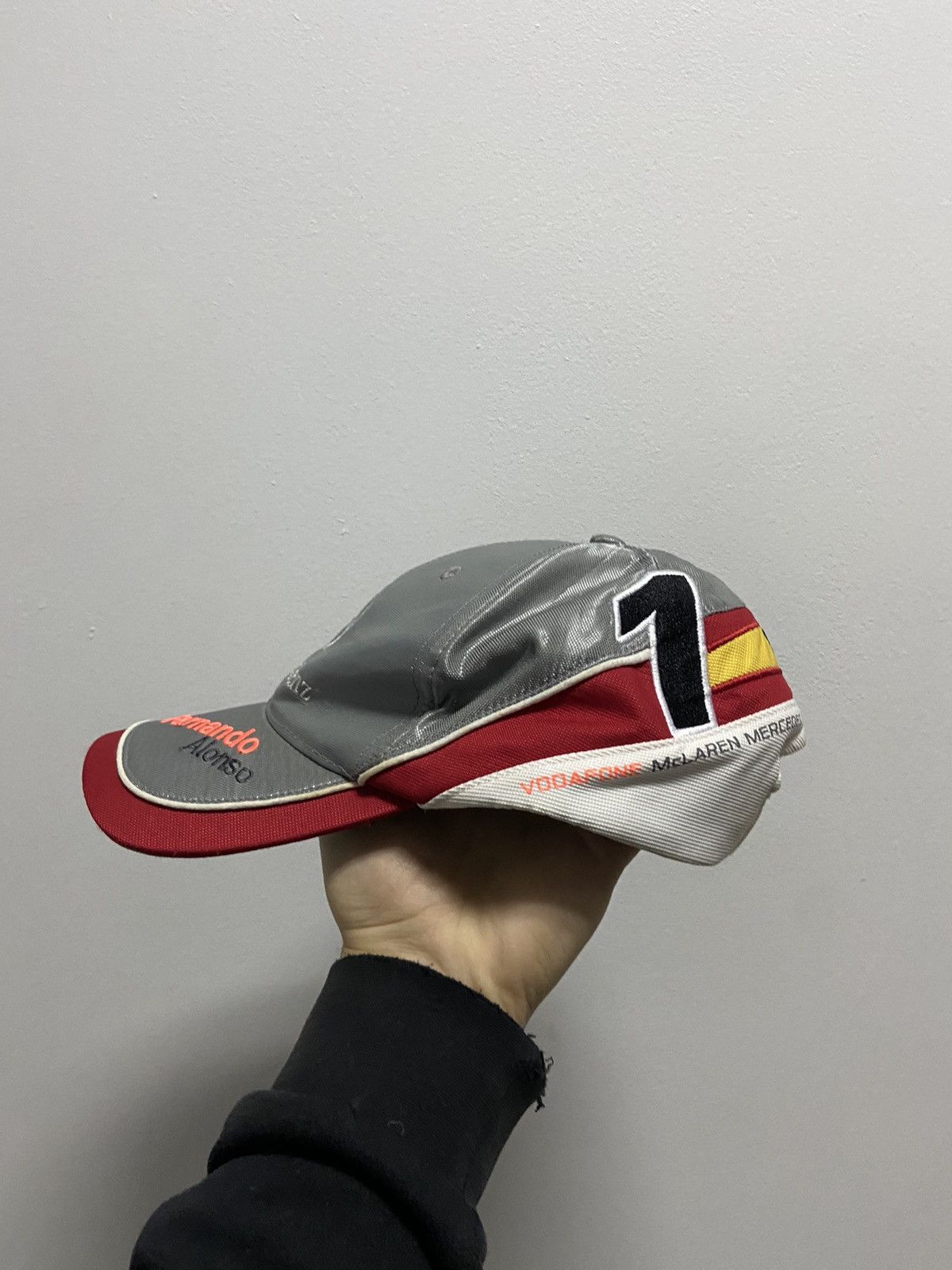 Mercedes-Benz × Vintage Mercedes Benz Cap fernando alonso Vintage Racing Big Logo Size ONE SIZE - 5 Thumbnail