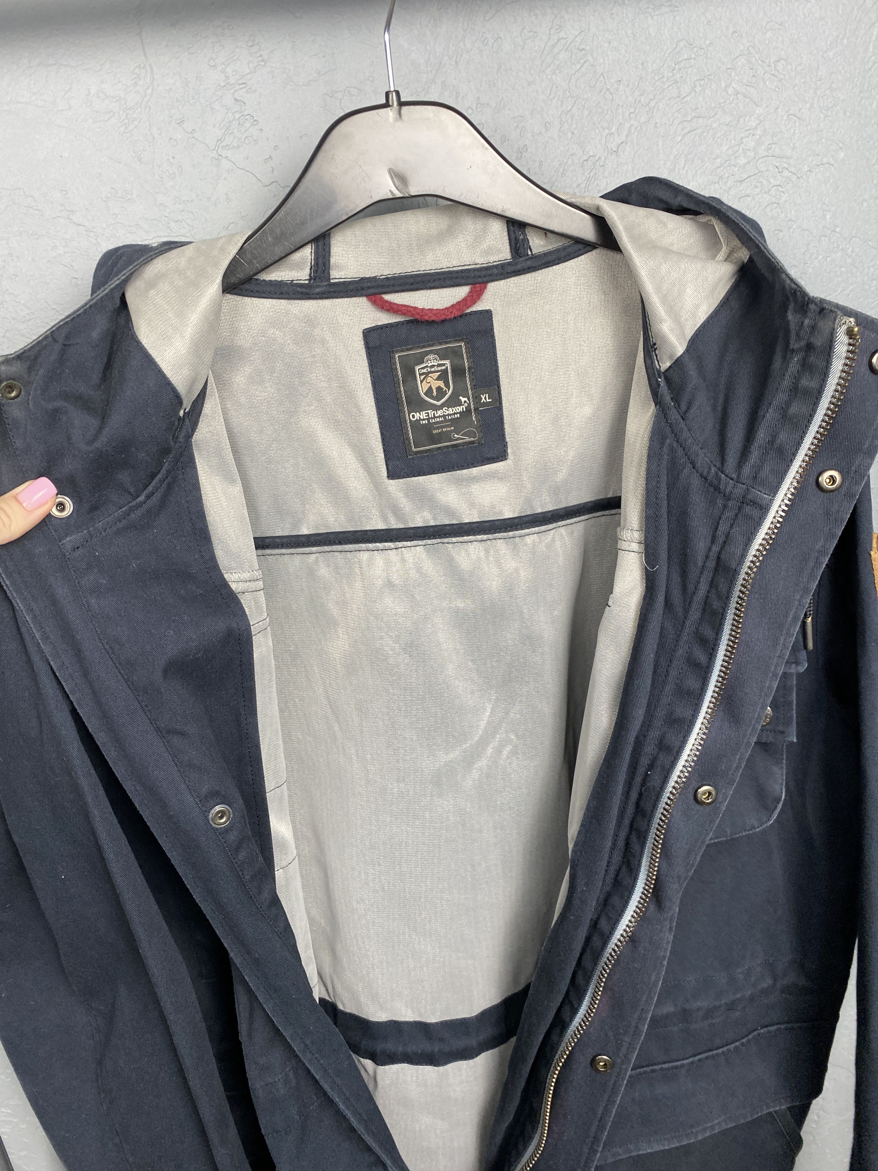 Vintage One True Saxon Vintage Mens Multi Pocket Waterproof Jacket Size US XL / EU 56 / 4 - 8 Thumbnail