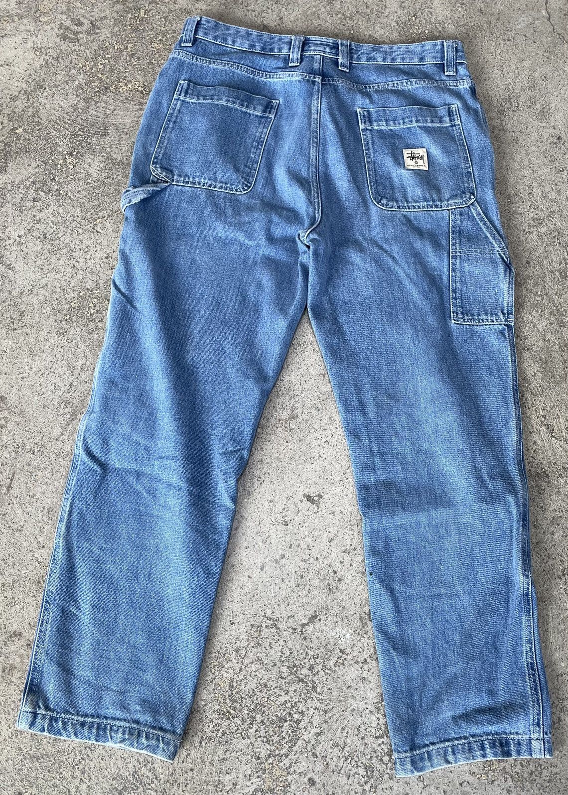 Stussy Stussy Denim Work Pants Blue Size US 34 / EU 50 - 2 Thumbnail