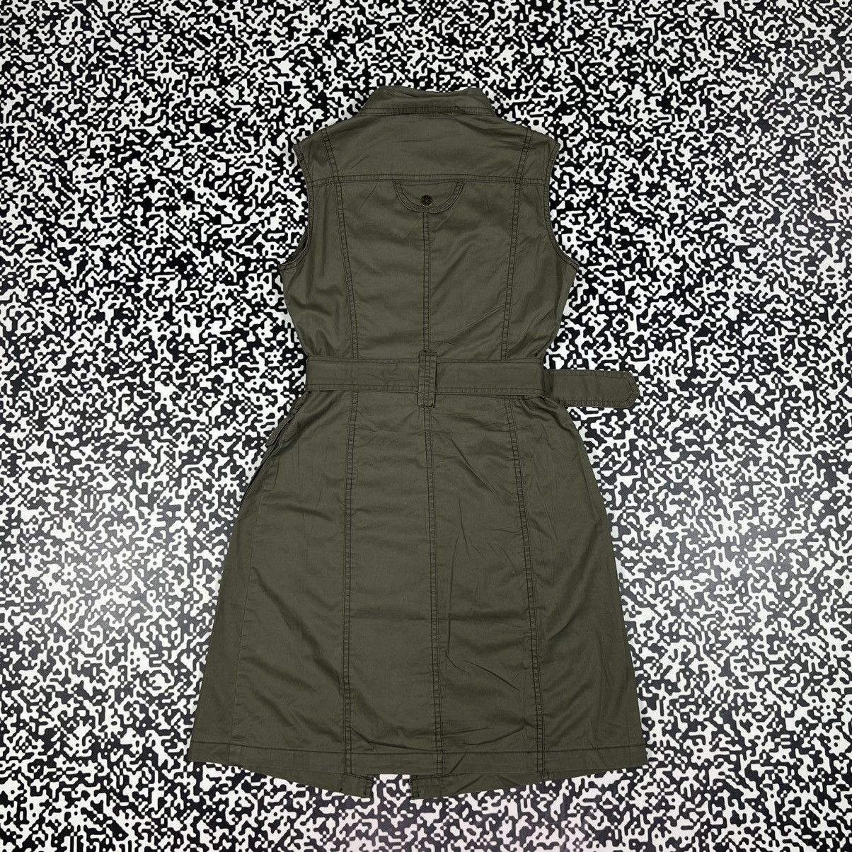 Diesel Vintage Y2K Diesel Japanese Style Belted Zip Casual Dress Size S / US 4 / IT 40 - 14 Thumbnail