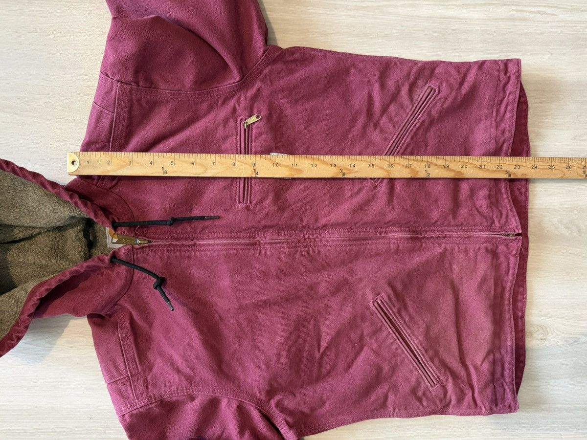 Carhartt Y2K Carhartt WJ141 RBY Sherpa Hooded Sz XS WJ141 RBY RUBY Size XS / US 0-2 / IT 36-38 - 9 Thumbnail