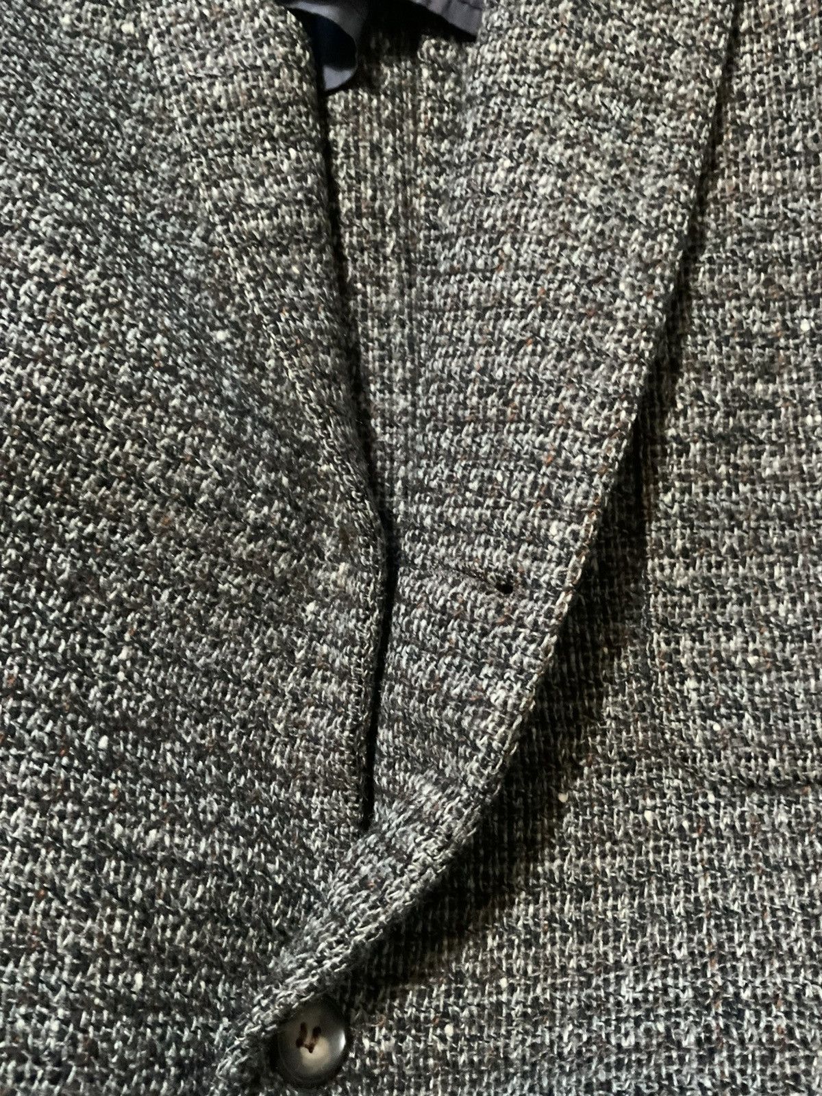 Vintage Vintage 60s Smiths Country Club Tweed Wool Blazer Jacket. Size 44L - 7 Thumbnail