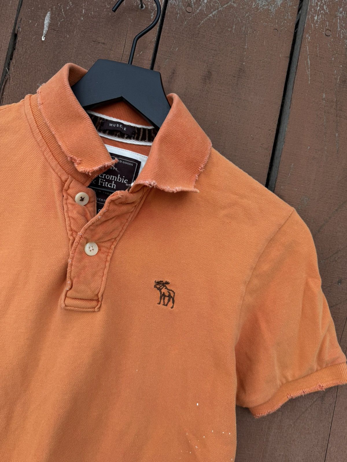 Abercrombie & Fitch Vintage Y2K Abercrombie & Fitch distressed faded polo Size US S / EU 44-46 / 1 - 4 Thumbnail