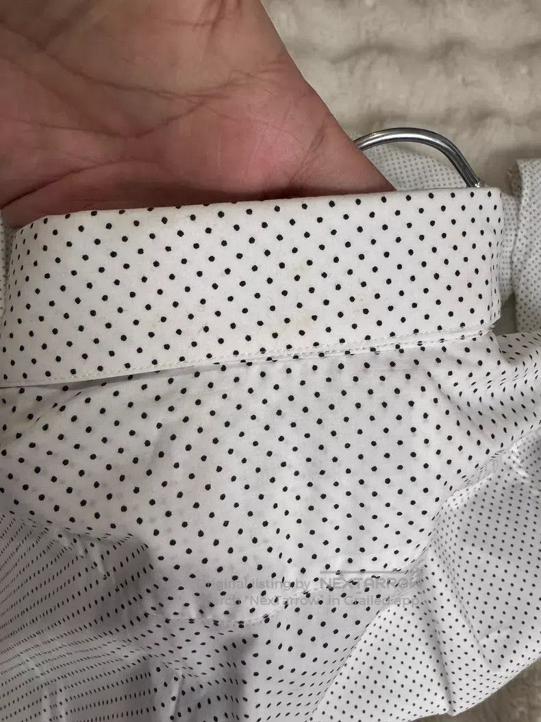 Saint Laurent Paris Saint Laurent Paris size 39 Original White Polka Dot Men's Size US M / EU 48-50 / 2 - 6 Thumbnail