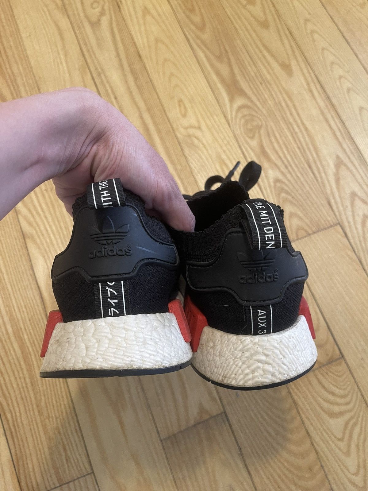 Adidas Adidas NMD Core Black Lush Red OG Red Blue Size 9 Size US 9 / EU 42 - 3 Thumbnail