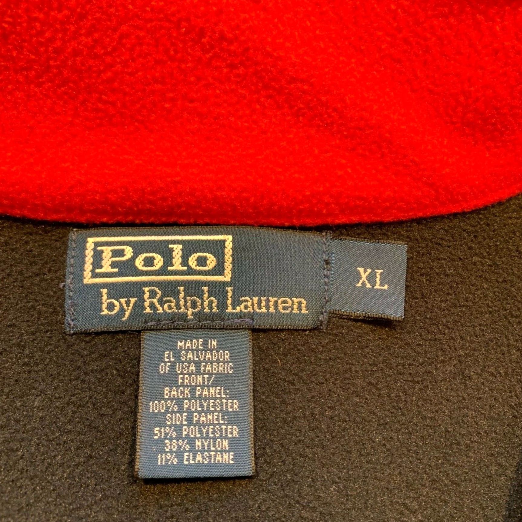 Polo Ralph Lauren VINTAGE Polo Ralph Lauren Polartec Fleece Pullover USA Fabric 1/4 Zip Black XL NWOT Size US XL / EU 56 / 4 - 5 Thumbnail