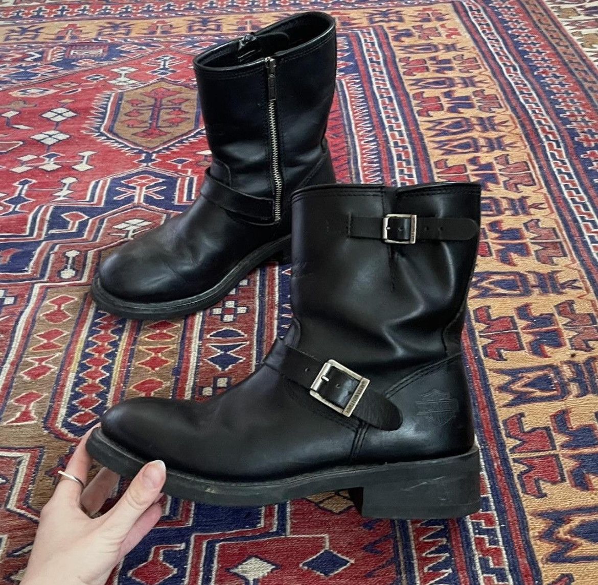Harley Davidson Harley Davidson Biker Boots Size US 9.5 / IT 39.5 - 1 Thumbnail