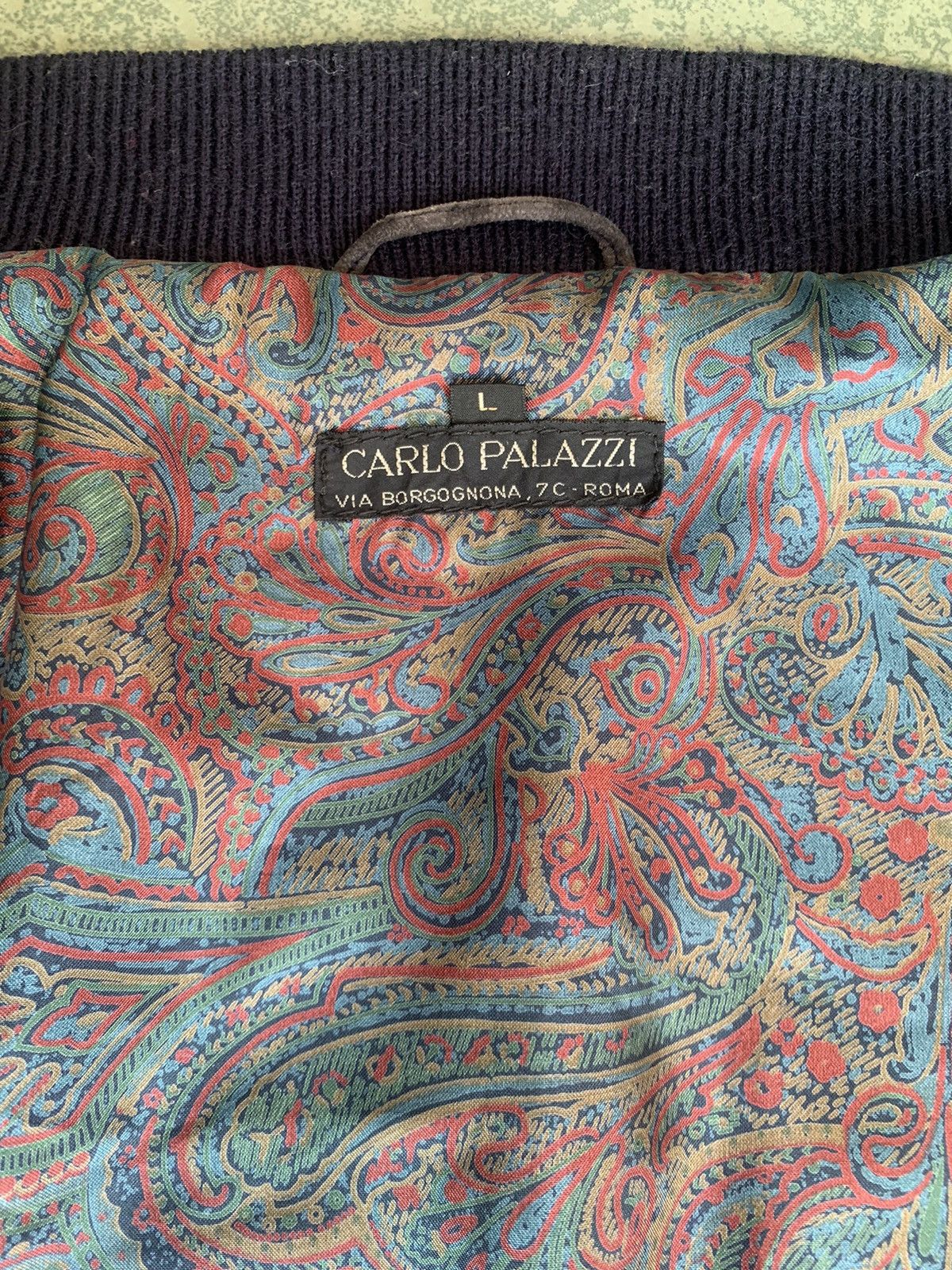 Carlo Palazzi Vintage Carlo Palazzi Faded Suede Sheepskin Bomber Jacket Size US L / EU 52-54 / 3 - 17 Thumbnail