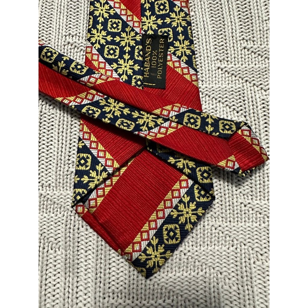 Vintage Vintage Habands red striped tie Size ONE SIZE - 2 Thumbnail
