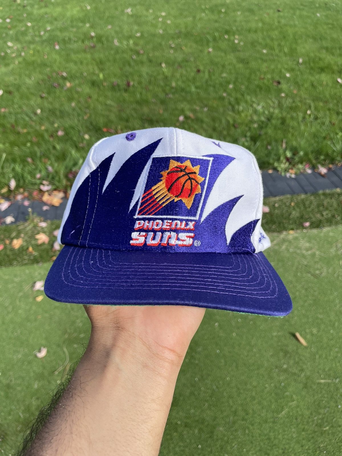 Logo Athletic Vintage Logo Athletic NBA Phoenix Suns Sharktooth Hat 1990s Size ONE SIZE - 2 Thumbnail