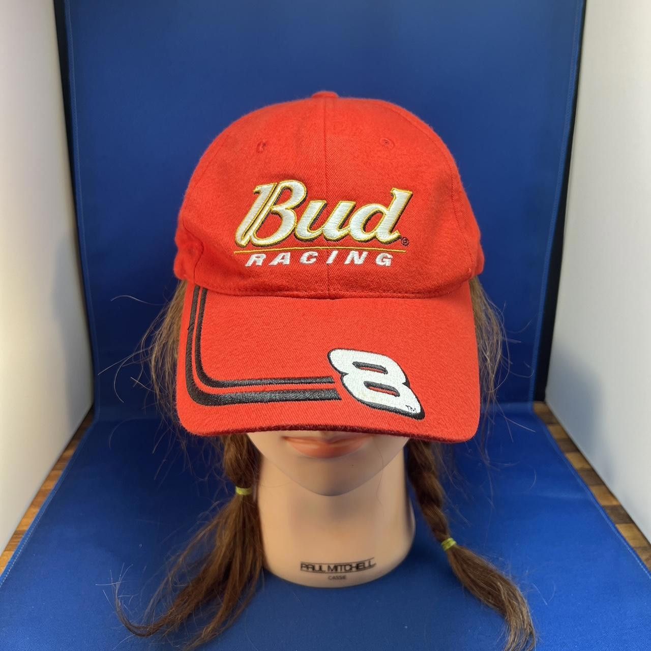 Designer Bud Racing Dale Jr. Cap - Red NASCAR Hat Size ONE SIZE - 1 Thumbnail