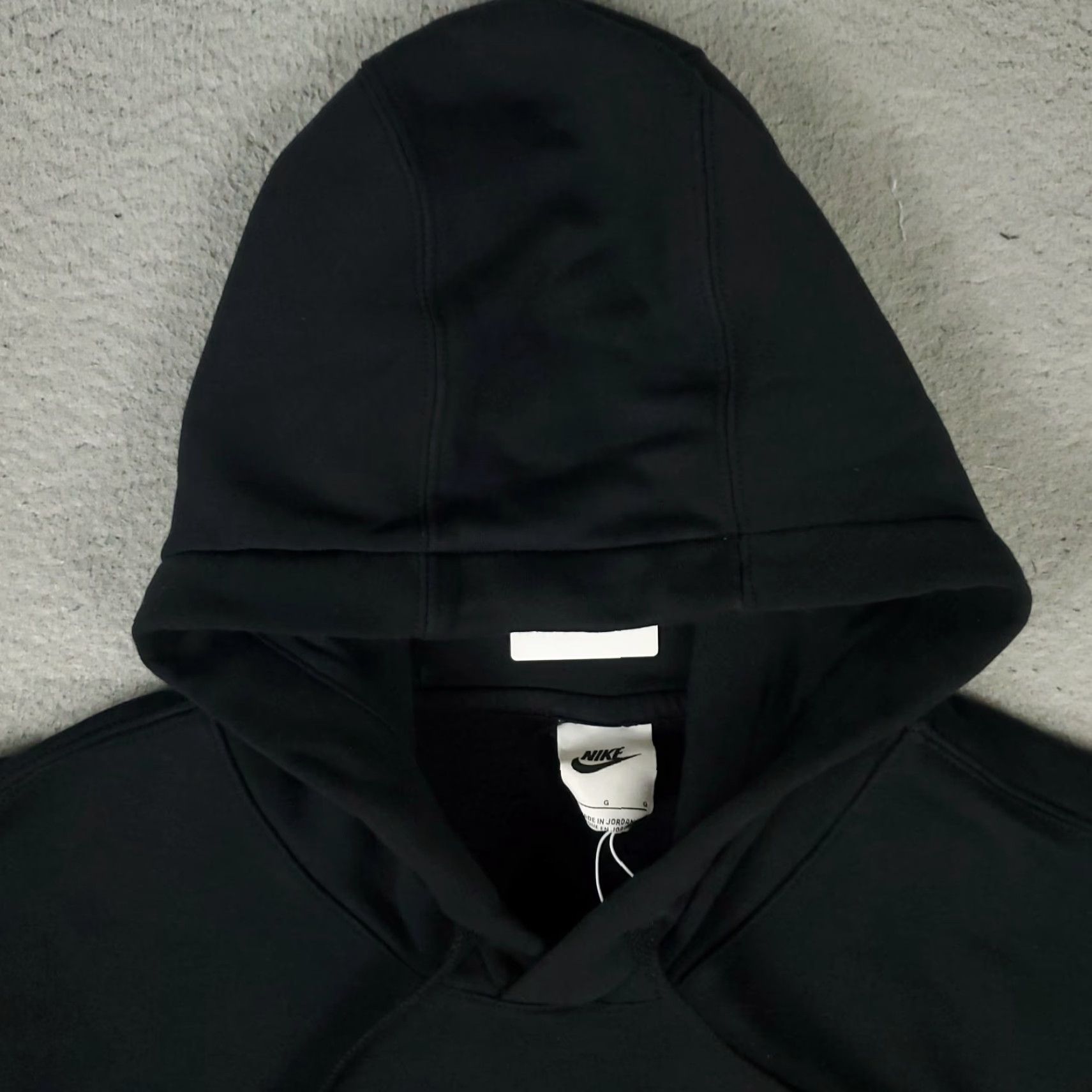 Nike Nike Hoodie Mens Large Black Swoosh Pullover Sweatshirt Sweatshirt Size US L / EU 52-54 / 3 - 2 Thumbnail