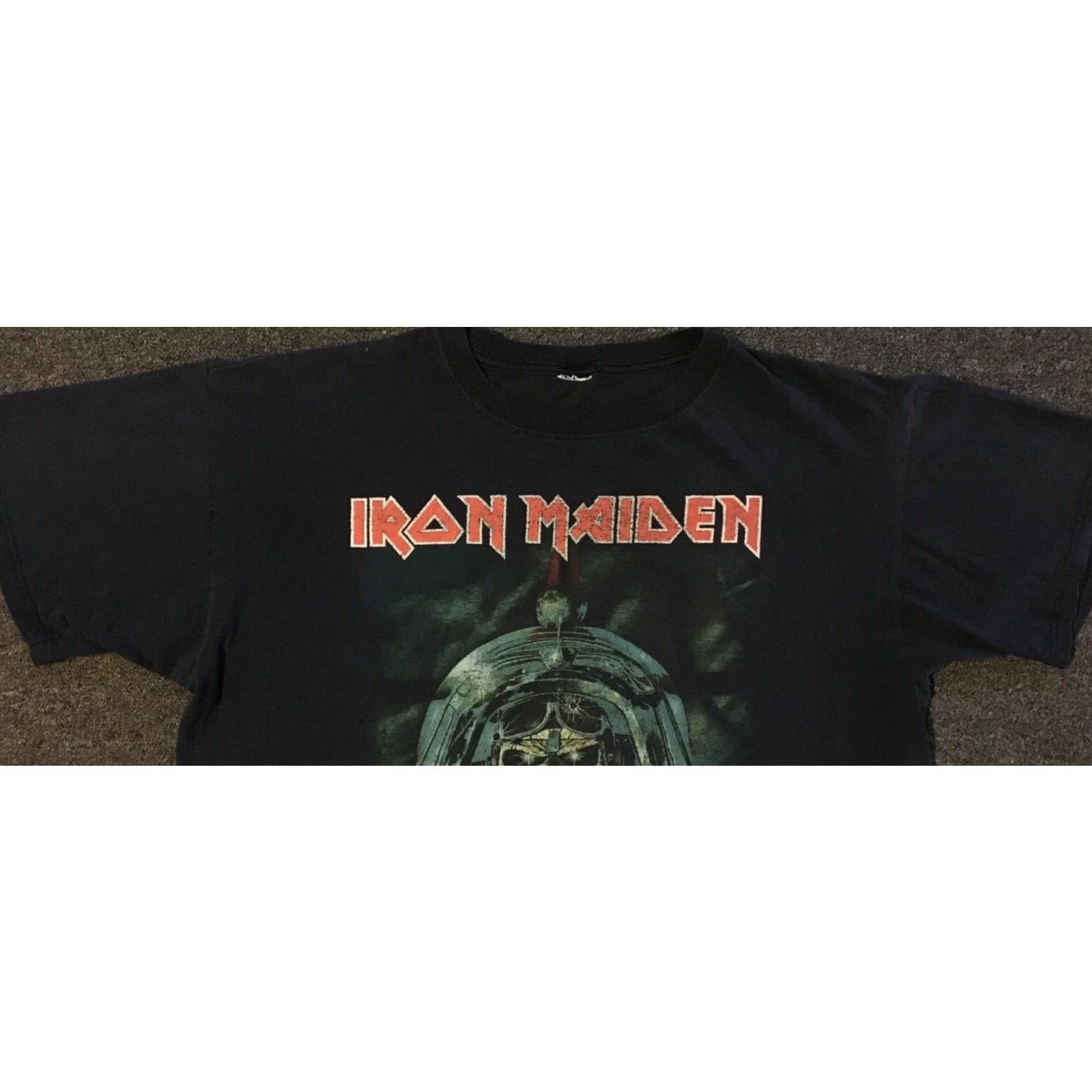 Vintage VINTAGE Iron Maiden Somewhere Back In Time Tour Shirt L Mens Black 2008 Grunge 90s Boxy Distressed World Tour Concert Shirt Size US L / EU 52-54 / 3 - 7 Thumbnail