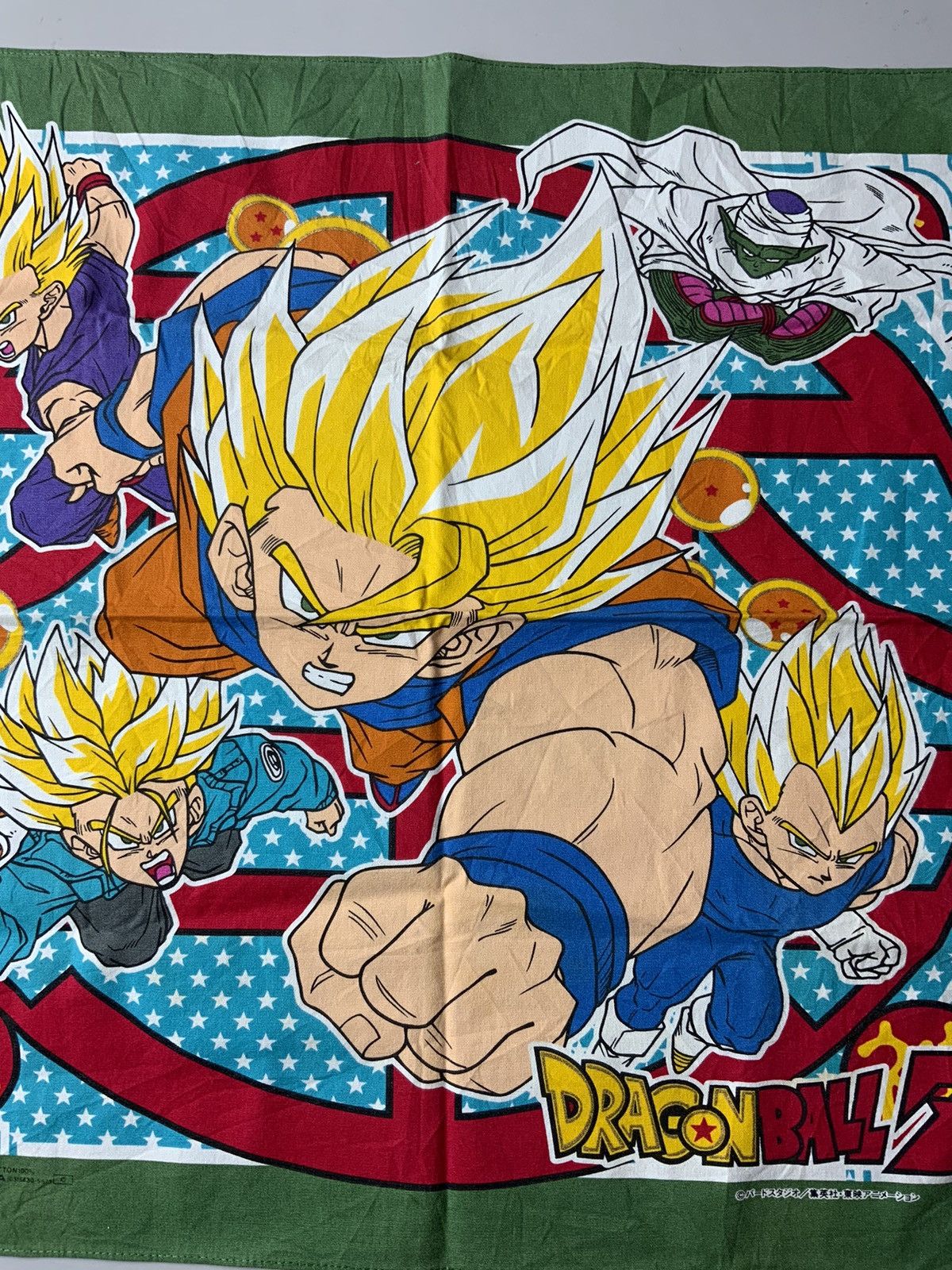 Japanese Brand Vintage Dragon Ball Z Made in Japan Big Logo Handkerchief Size ONE SIZE - 5 Thumbnail