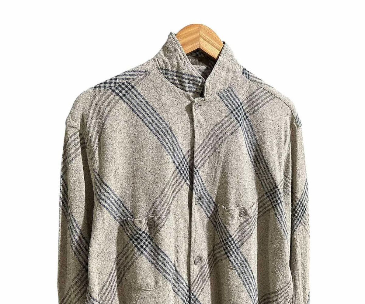 Yohji Yamamoto 🔥1986 Archived Y’s For Men Plaid Shirt Long Sleeve Size US L / EU 52-54 / 3 - 12 Thumbnail