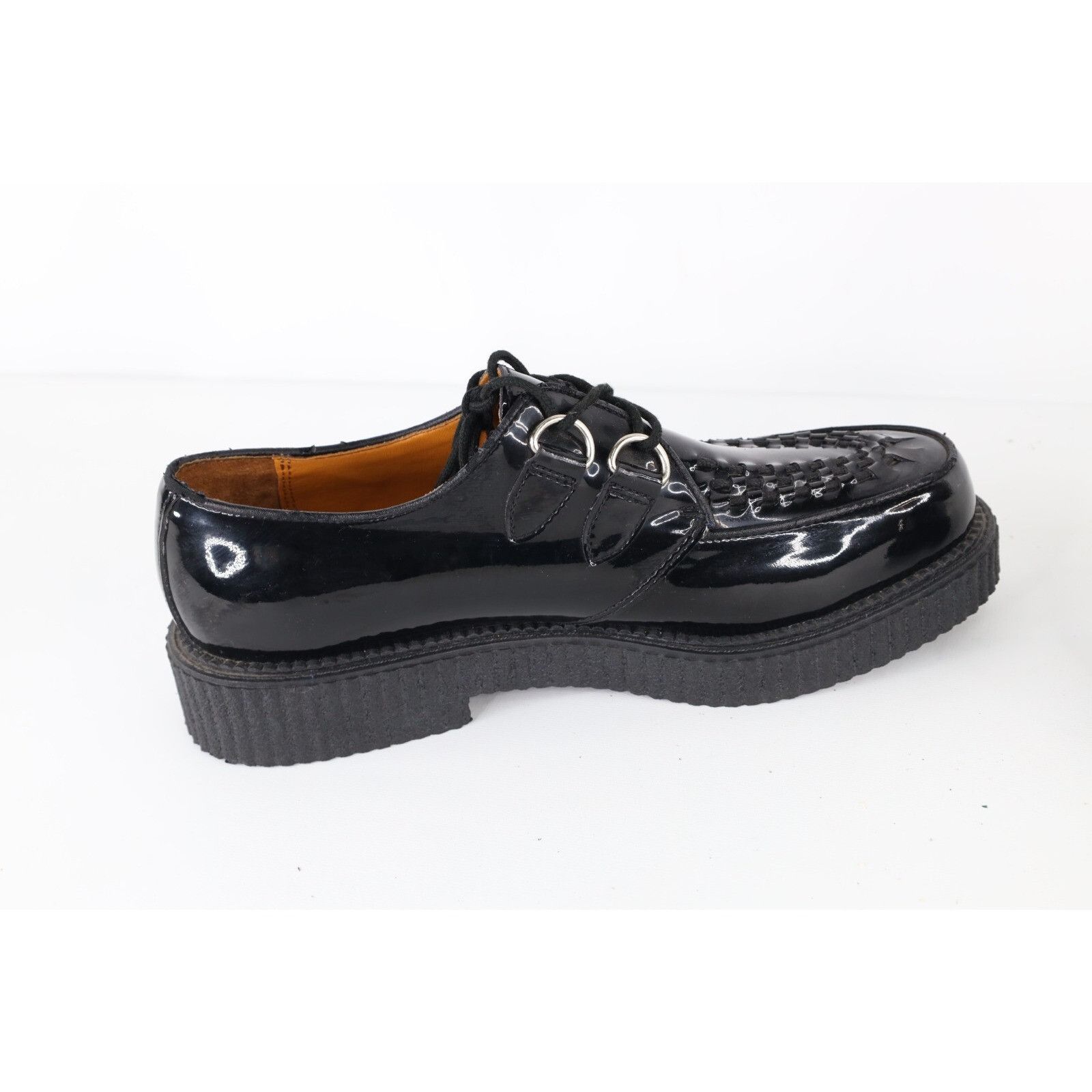 Vintage Deadstock Vintage 90s Patent Leather Creepers Shoes Size US 10 / EU 43 - 7 Thumbnail