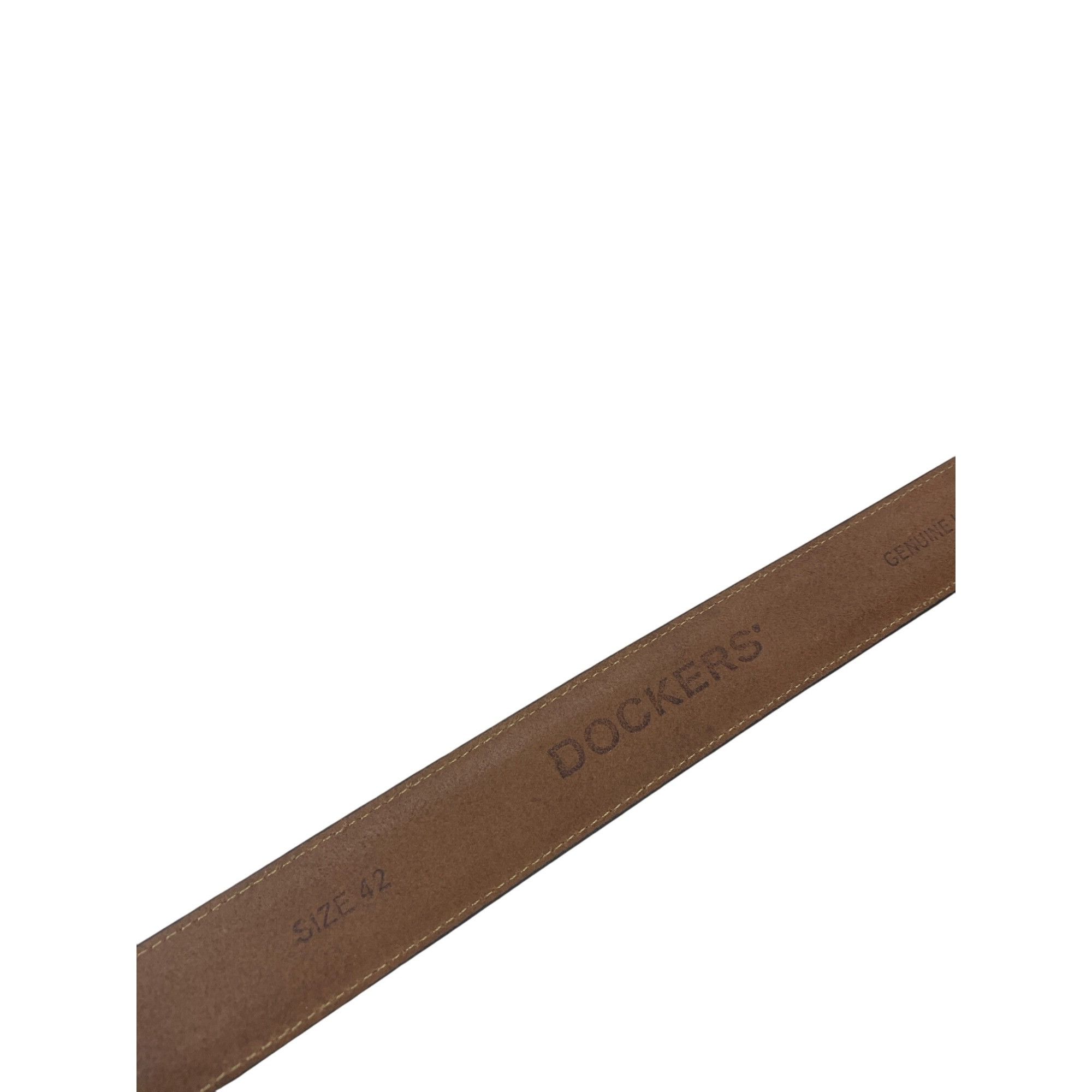 Dockers Dockers Mens Brown Leather Dress/Casual Belt Size 42/105 SKU Size 42 - 6 Thumbnail