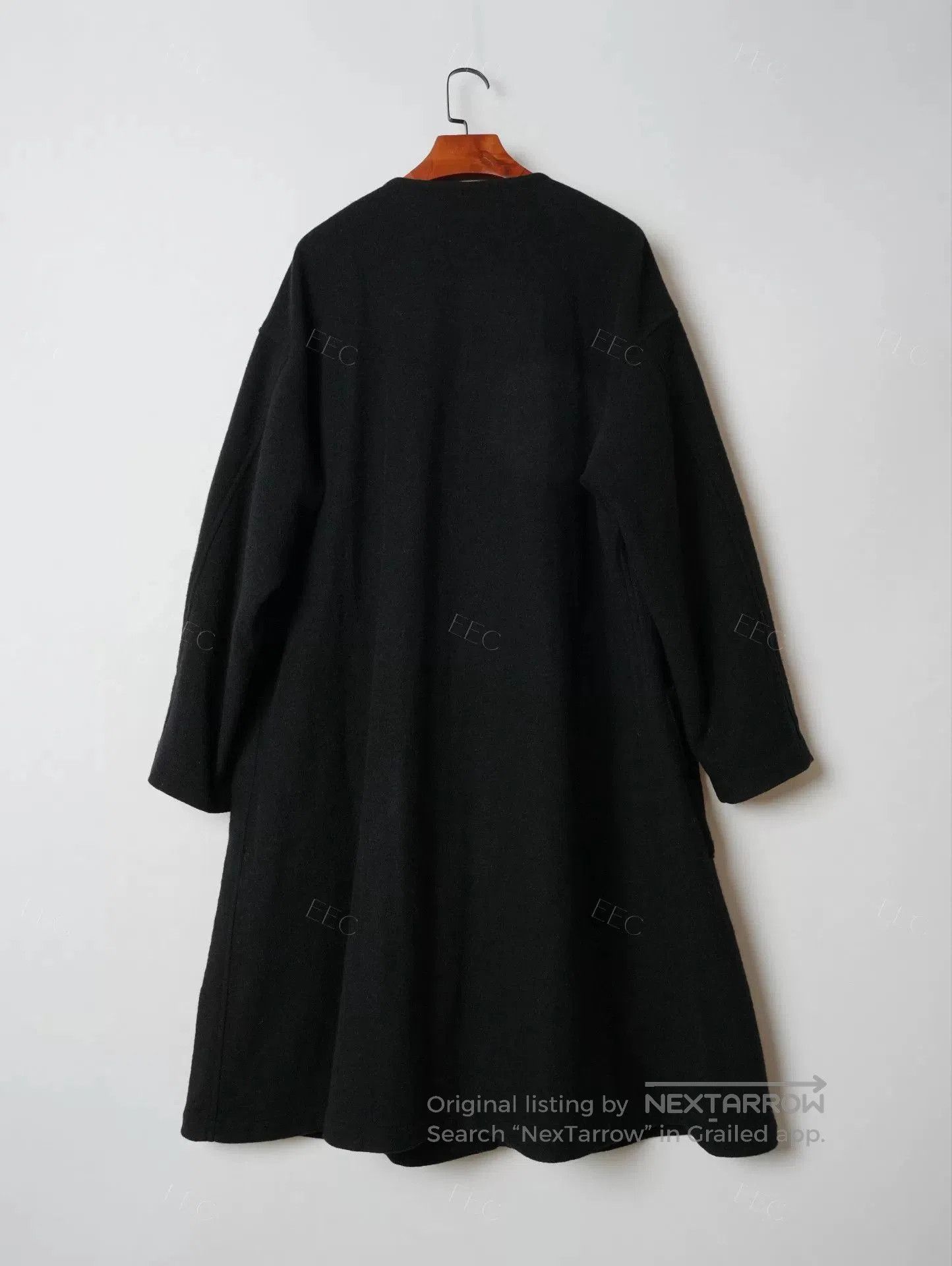 Yohji Yamamoto Yohji Yamamoto Black Wool Long Coat. Size US M / EU 48-50 / 2 - 5 Thumbnail