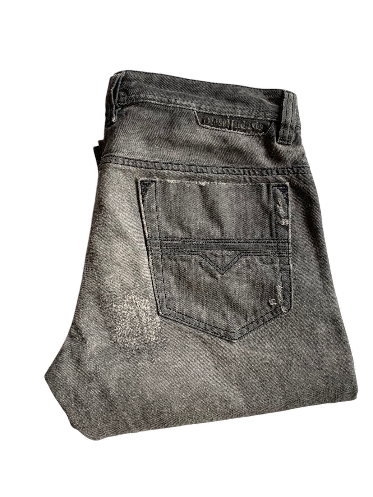 If Six Was Nine × Japanese Brand DIESEL SAFADO PUNK STYLE DISTRESSED DENIM MADE IN ITALY☠️ Size US 33 - 6 Thumbnail