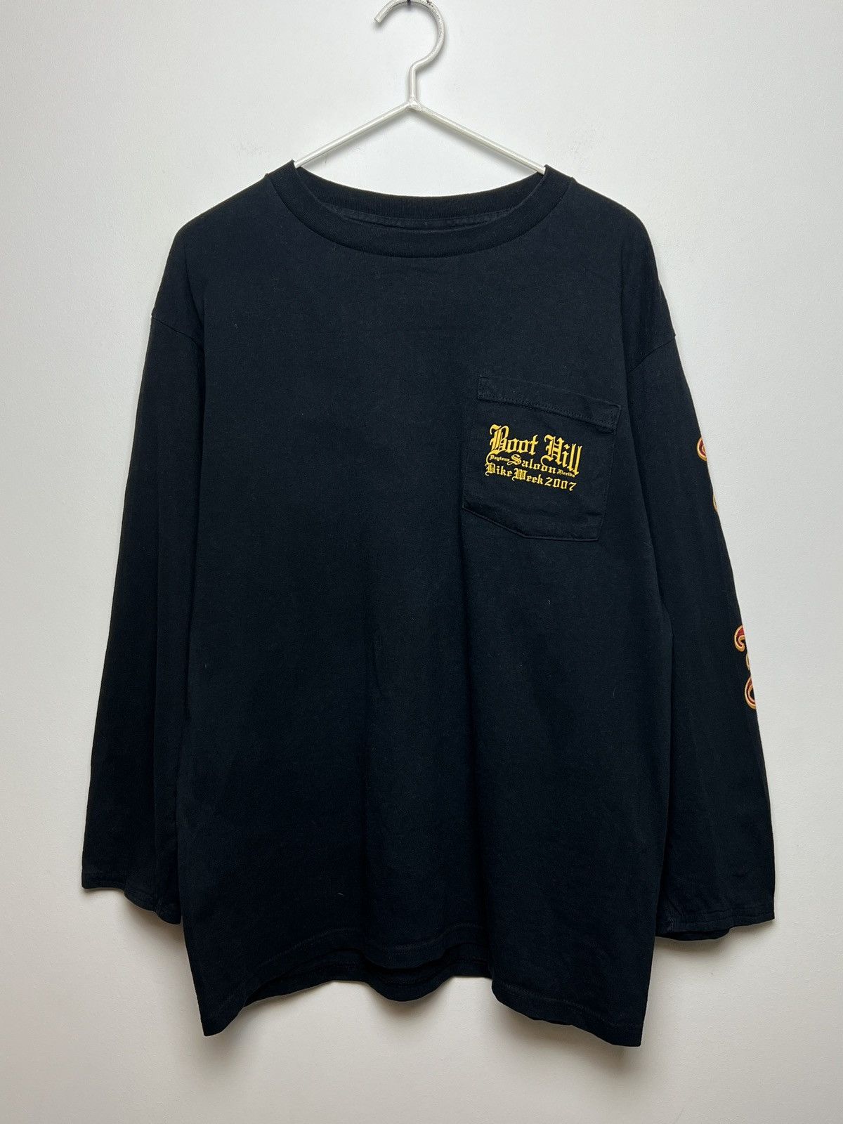 Harley Davidson y2k bike week boobs vintage long sleeve Size US L / EU 52-54 / 3 - 3 Thumbnail