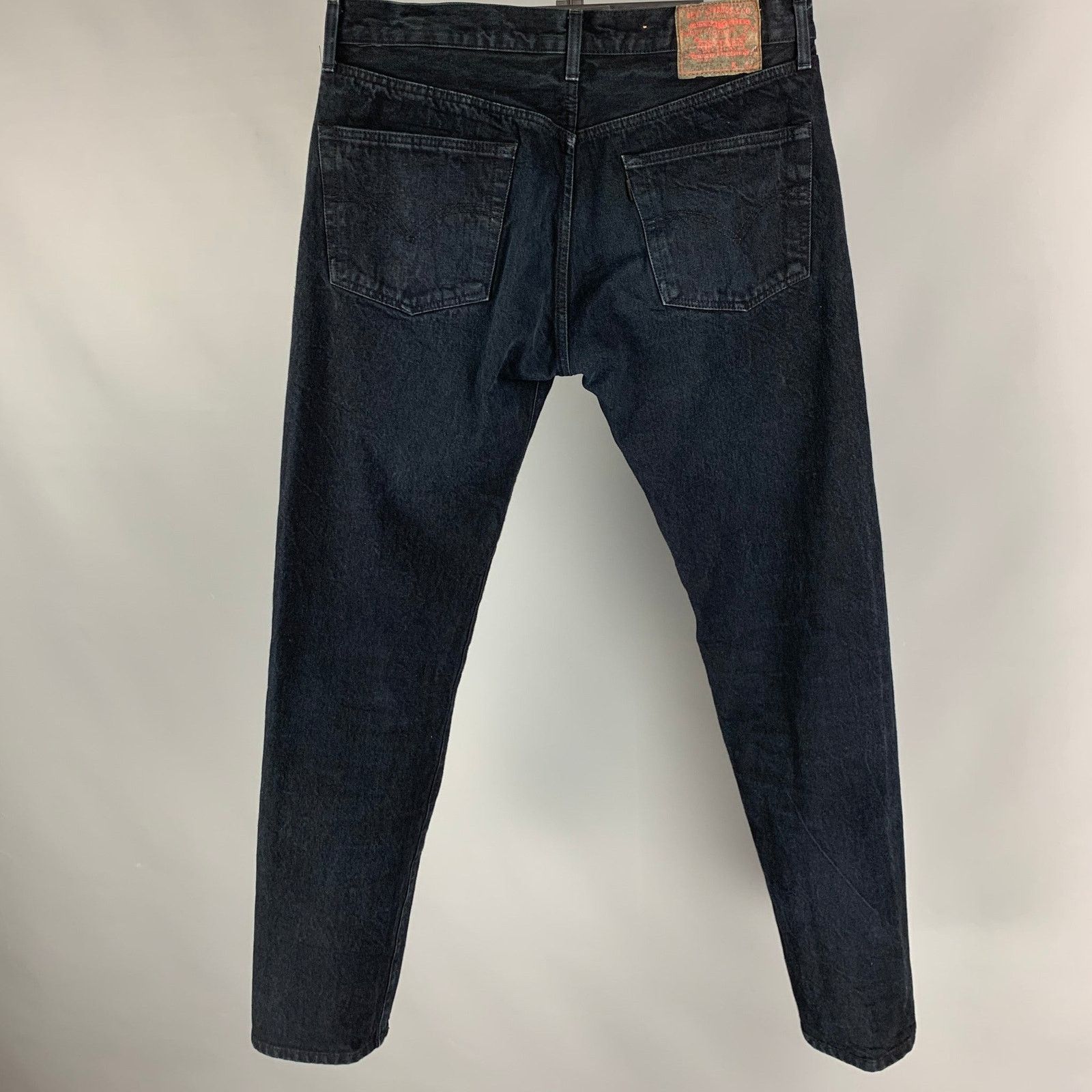 Levi's LEVI'S Size 34 Navy Straight cut Denim Jeans Size US 34 / EU 50 - 2 Thumbnail