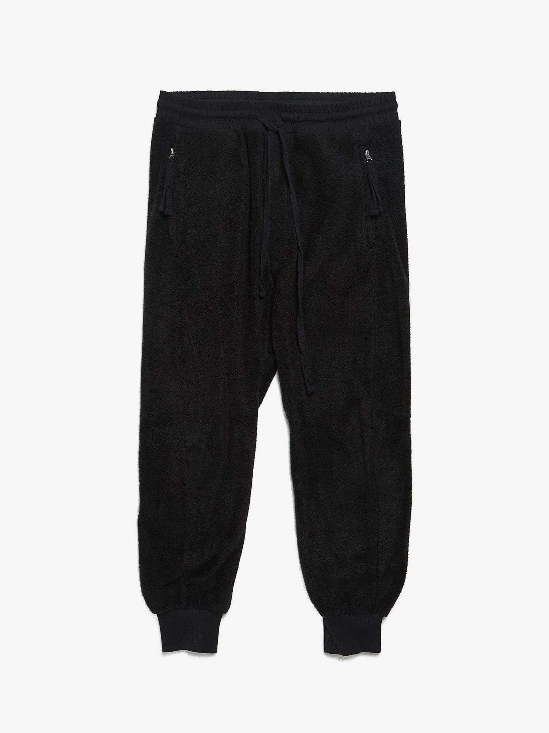 image of Thom Krom Black Zipped Pockets Cotton Sweatpants, Men's (Size 34)
